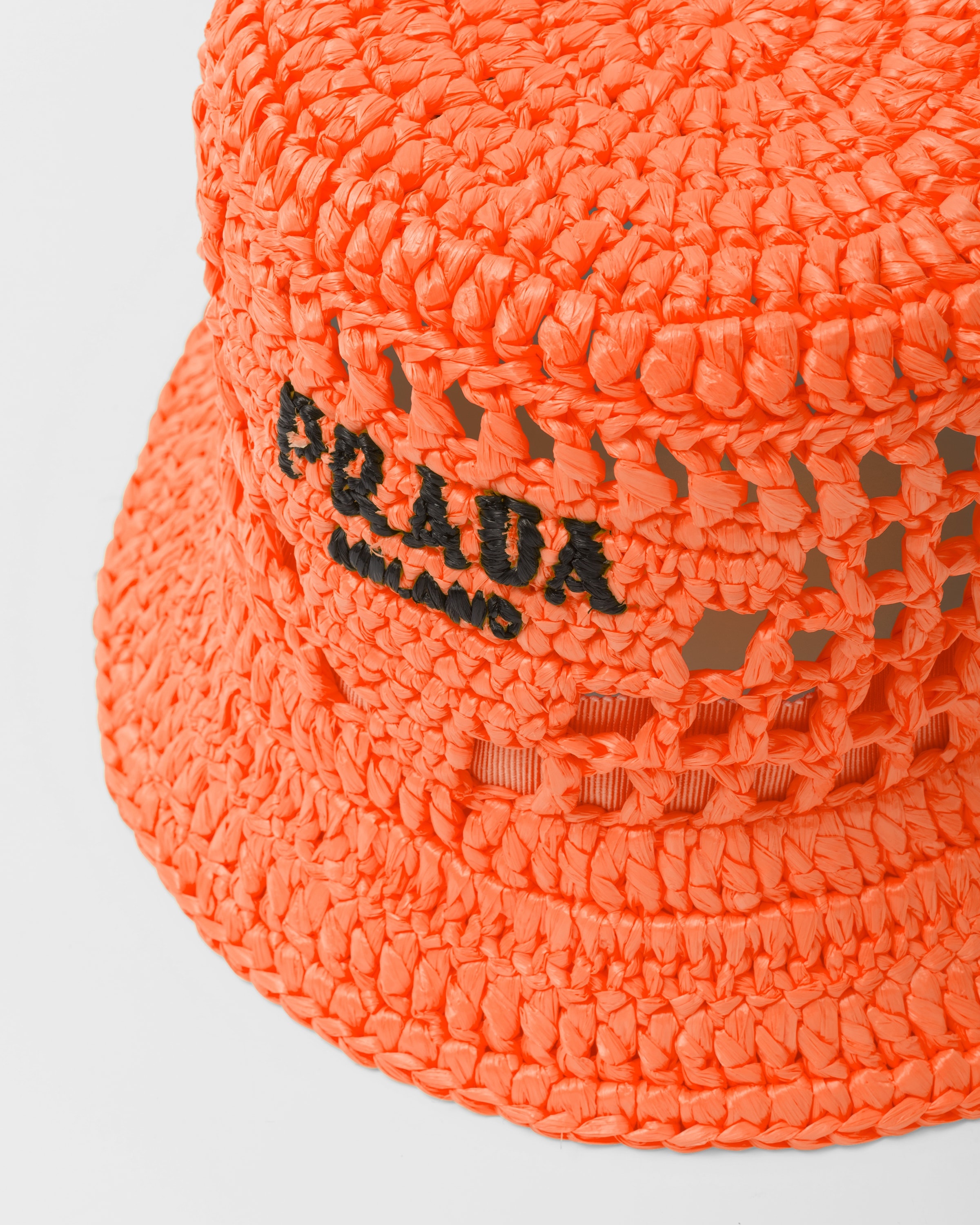 Woven fabric bucket hat - 4
