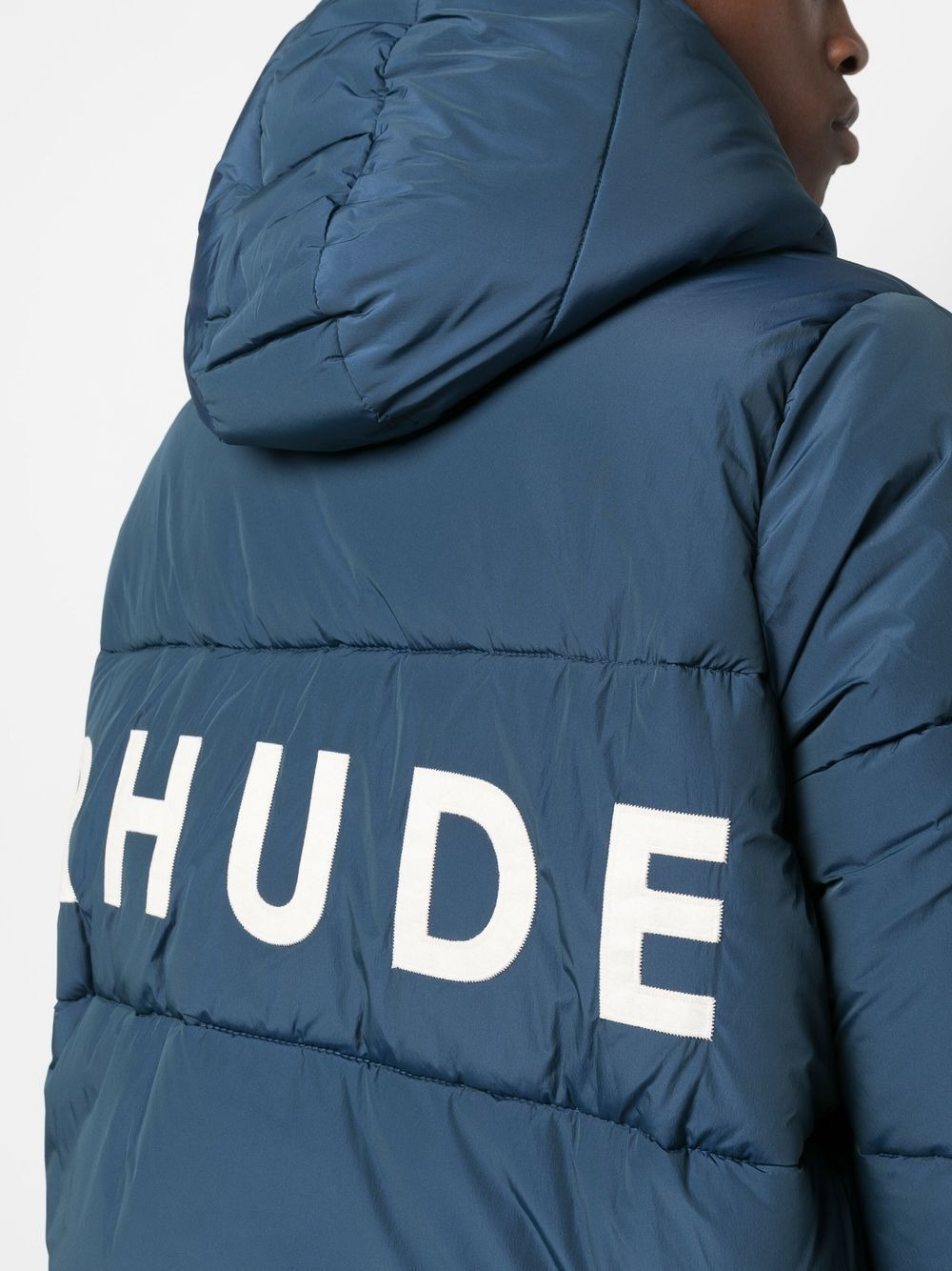logo-print puffer jacket - 5