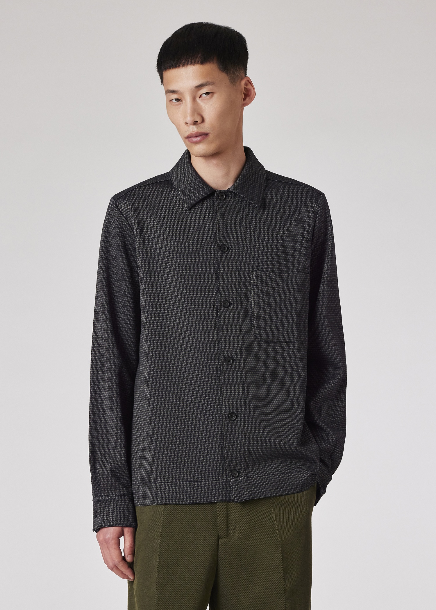 Viscose-Blend Jacquard Shirt - 3