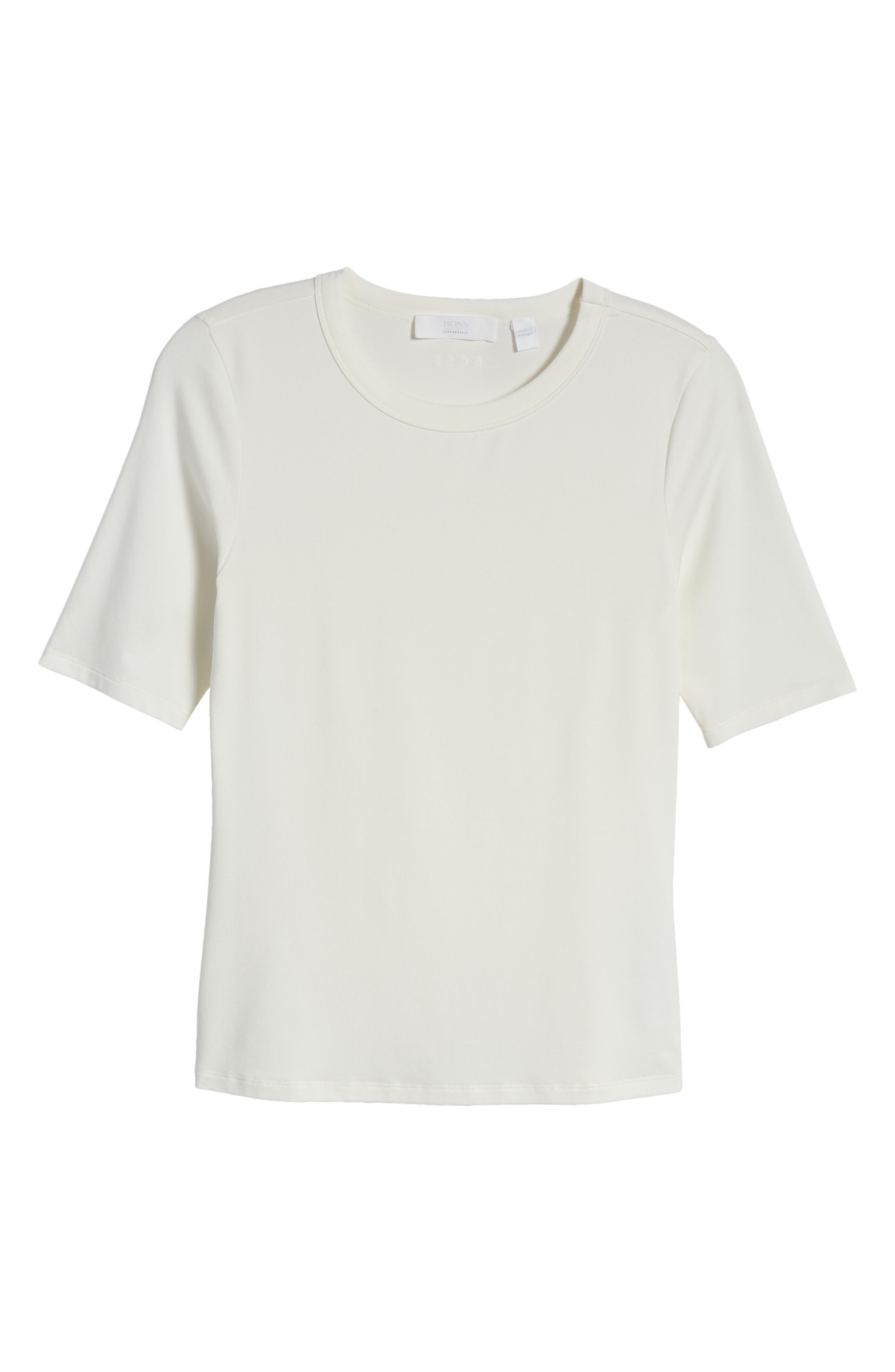 BOSS Efita Short Sleeve T-Shirt in Open Wht at Nordstrom - 5