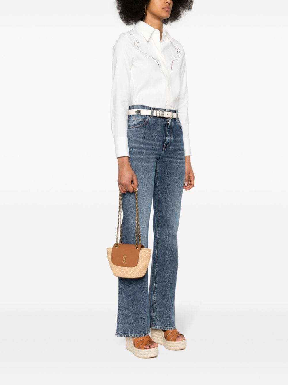 small Manon raffia crossbody bag - 2