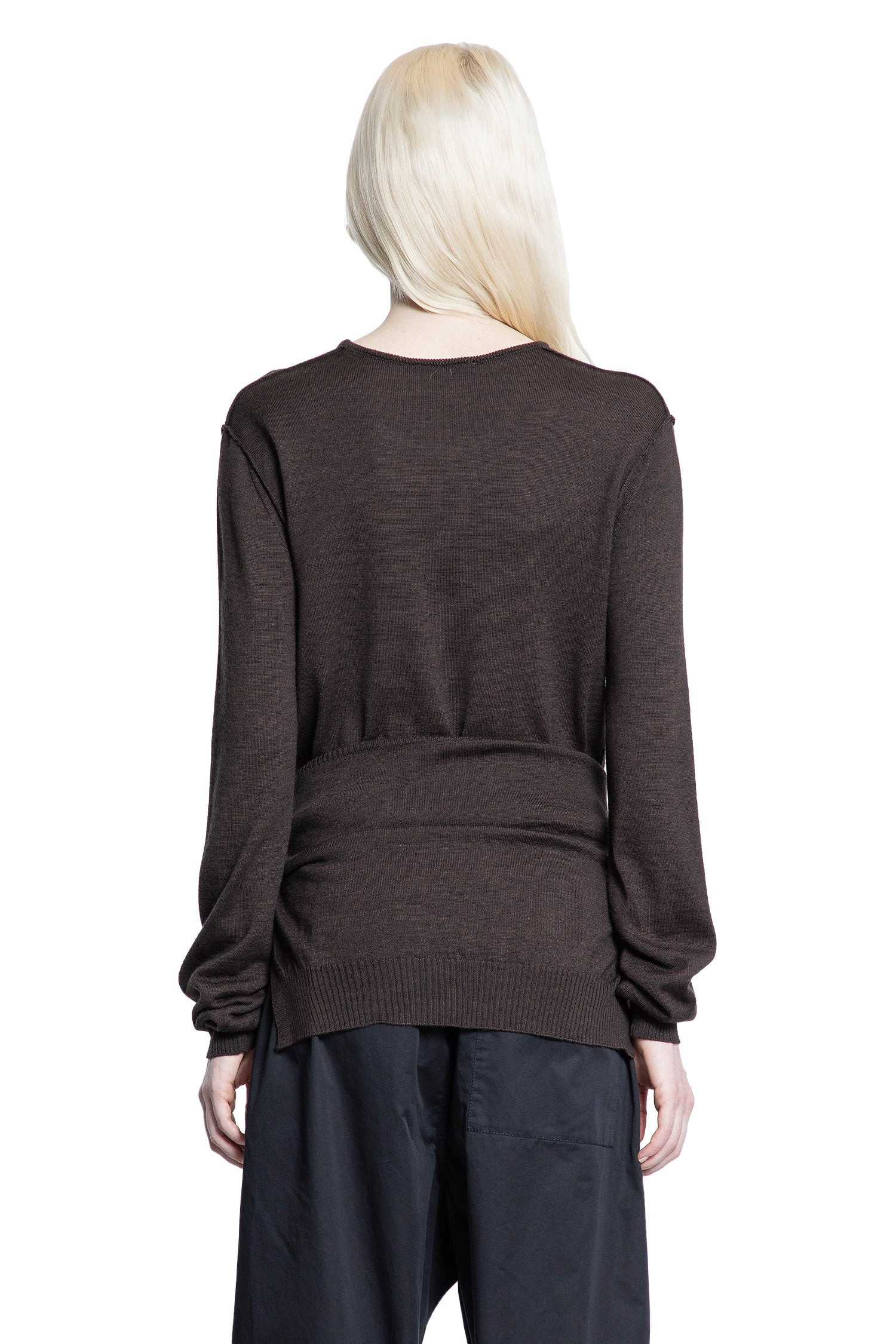 Trompe L'oeil Crewneck Jumper - 5