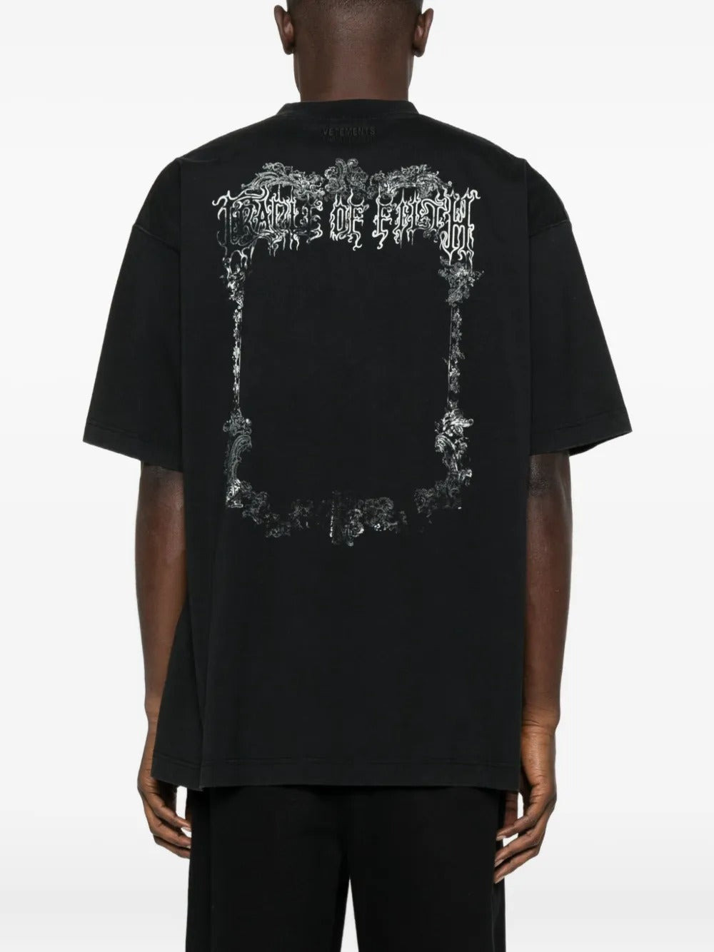 VETEMENTS - Men Cradle of Filth Butterfly Oversized T-Shirt - 2