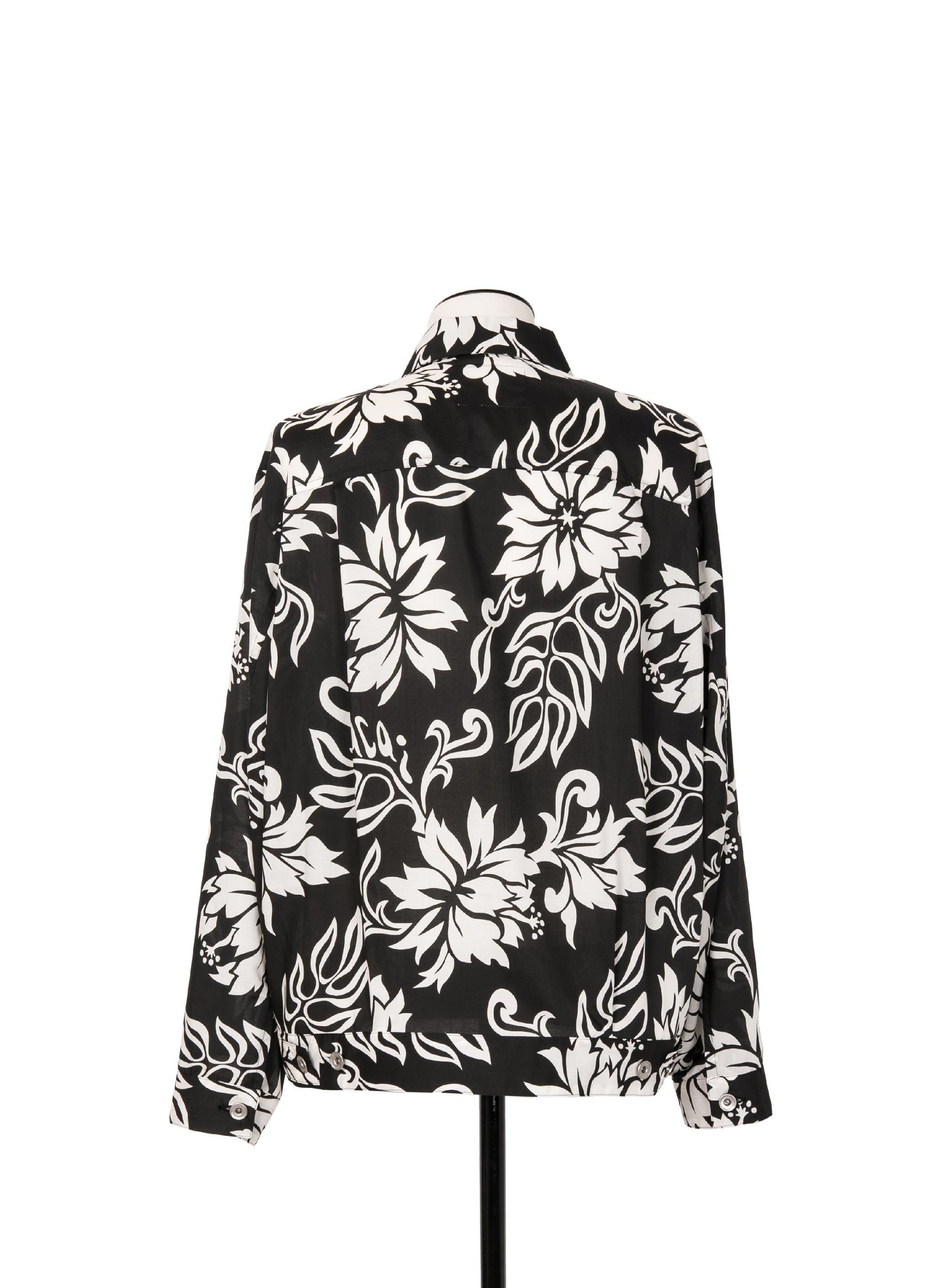 Floral Print Blouson - 4