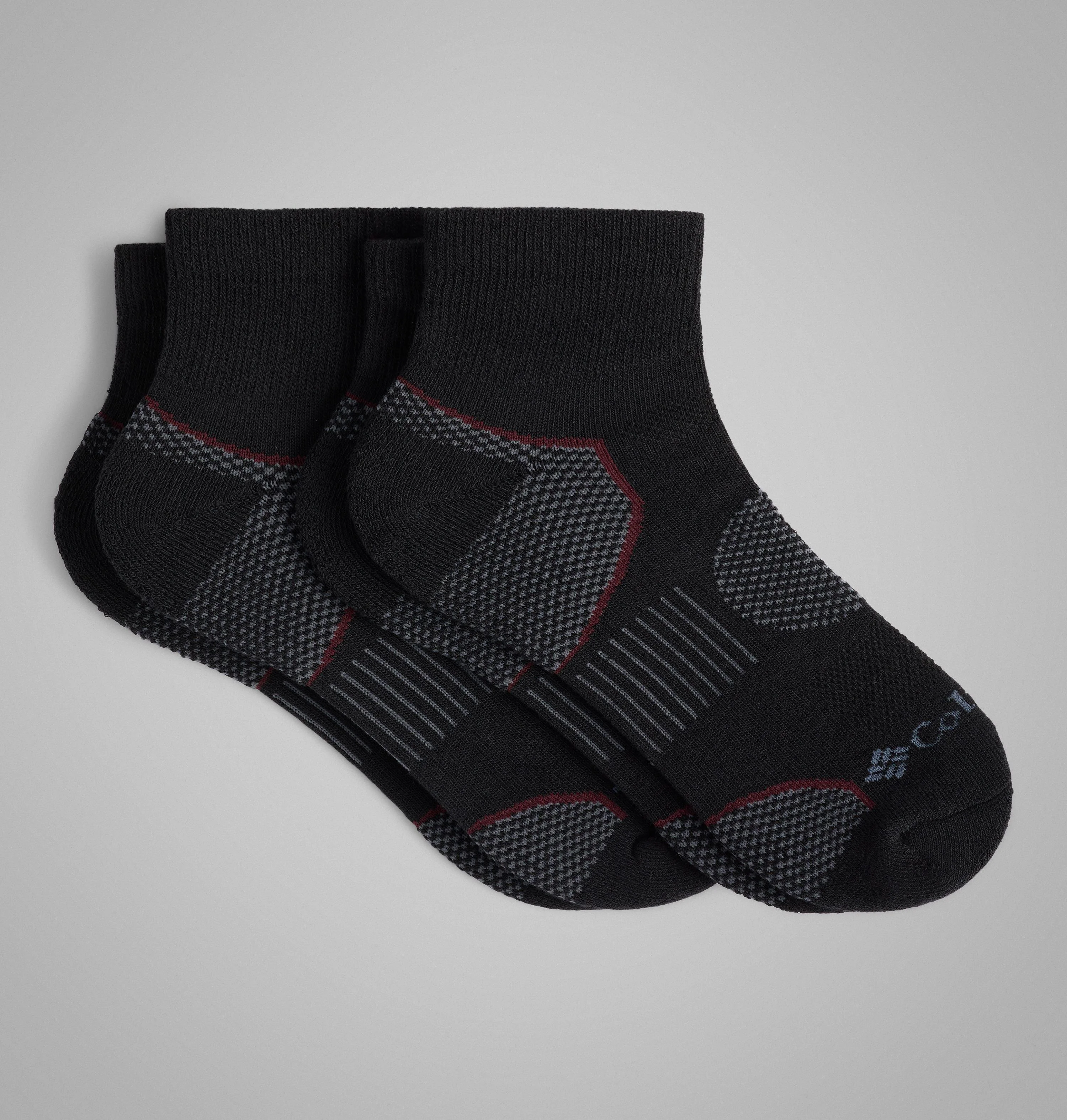 Men's Balance Point Walk Quarter Socks - 1