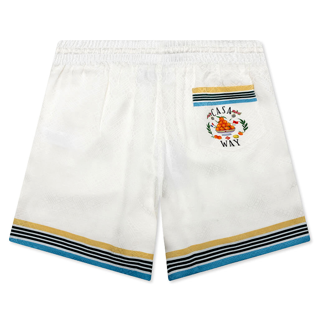 SILK SHORTS WITH DRAWSTRINGS - CASA WAY - 2