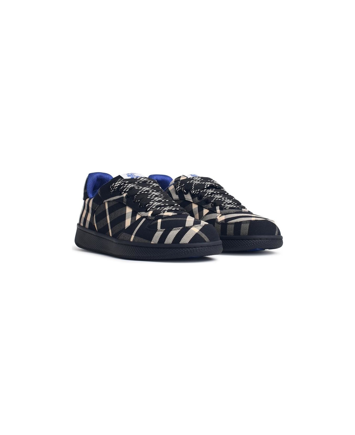 Burberry 'terrace' Black Polyester Blend Sneakers | italist