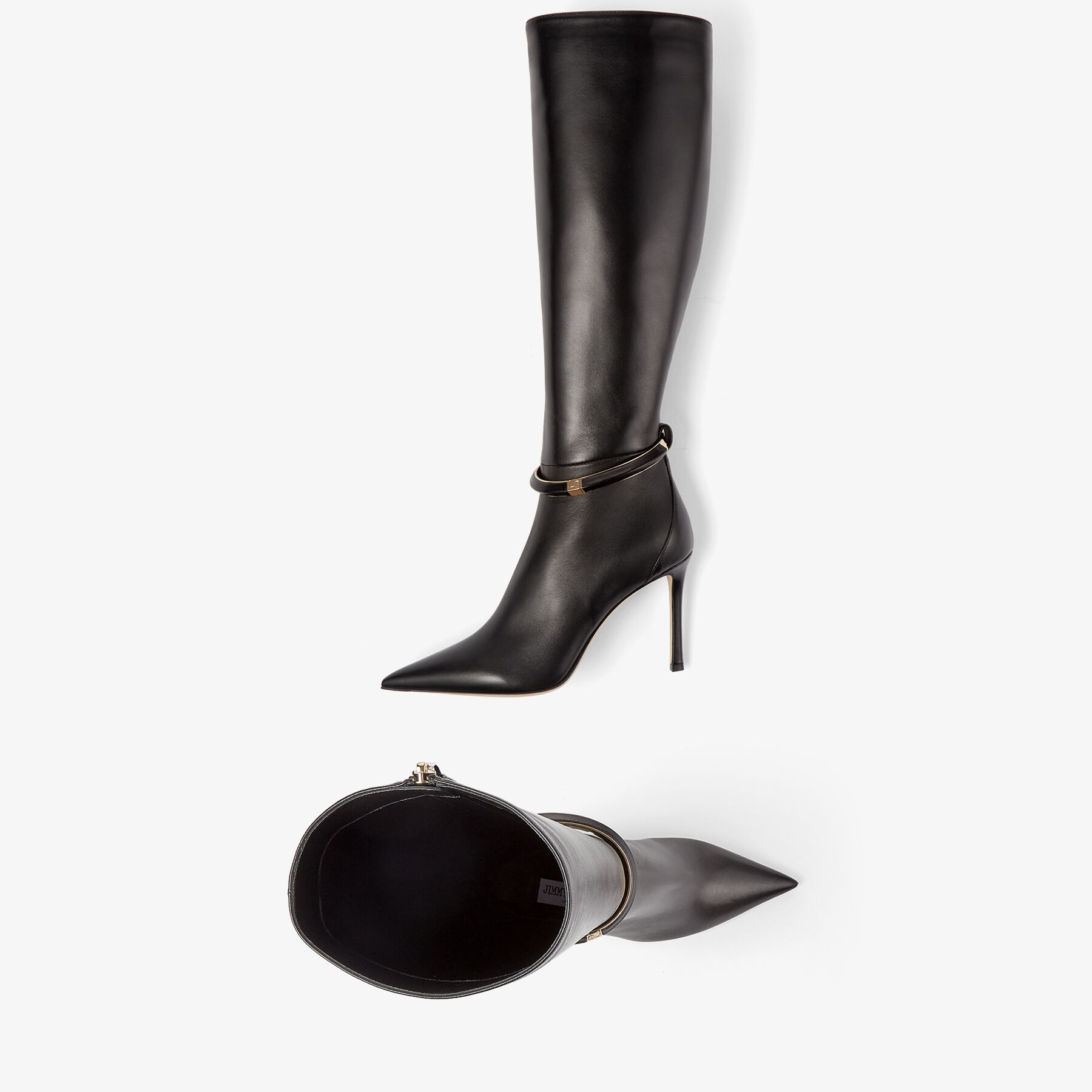 Dreece Knee Boot 95
Black Nappa Leather Knee Boots - 4