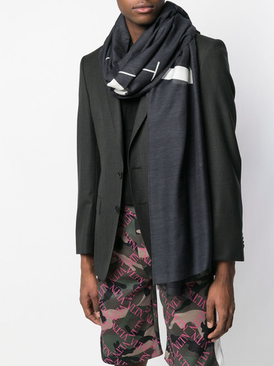 Valentino VLTN print scarf outlook