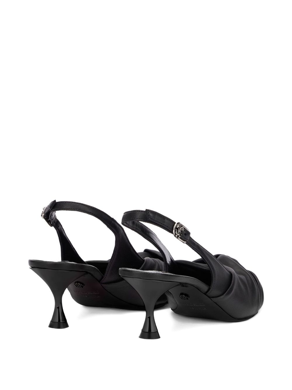 knotted slingback pumps - 3