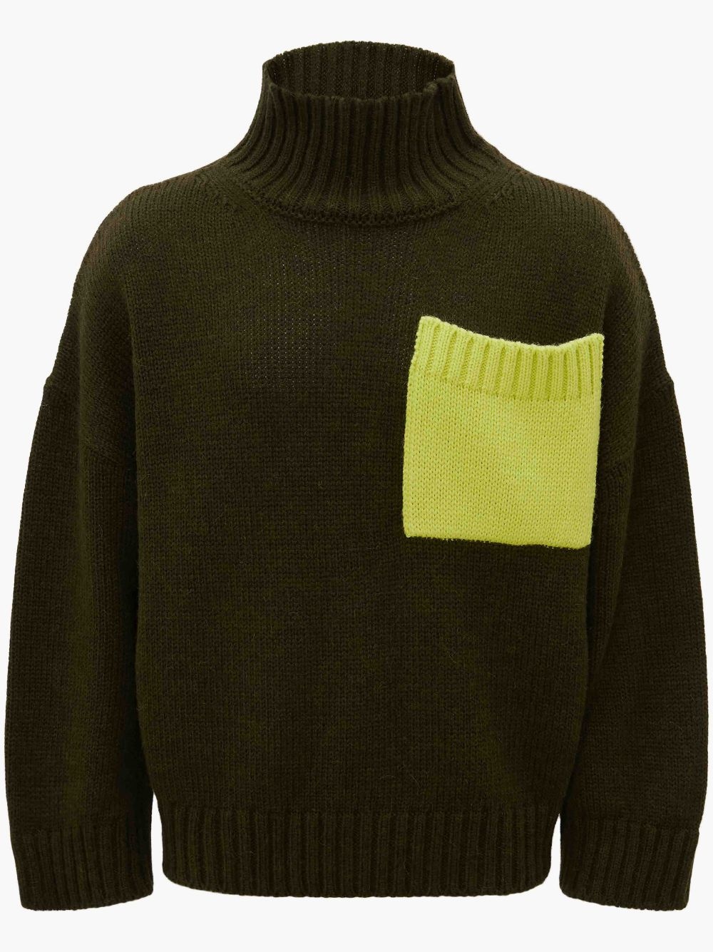 PATCH POCKET TURTLENECK JUMPER - 1