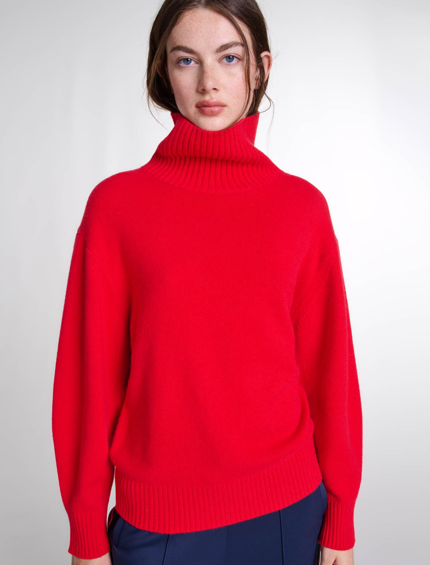 High-neck cashmere jumper - 5