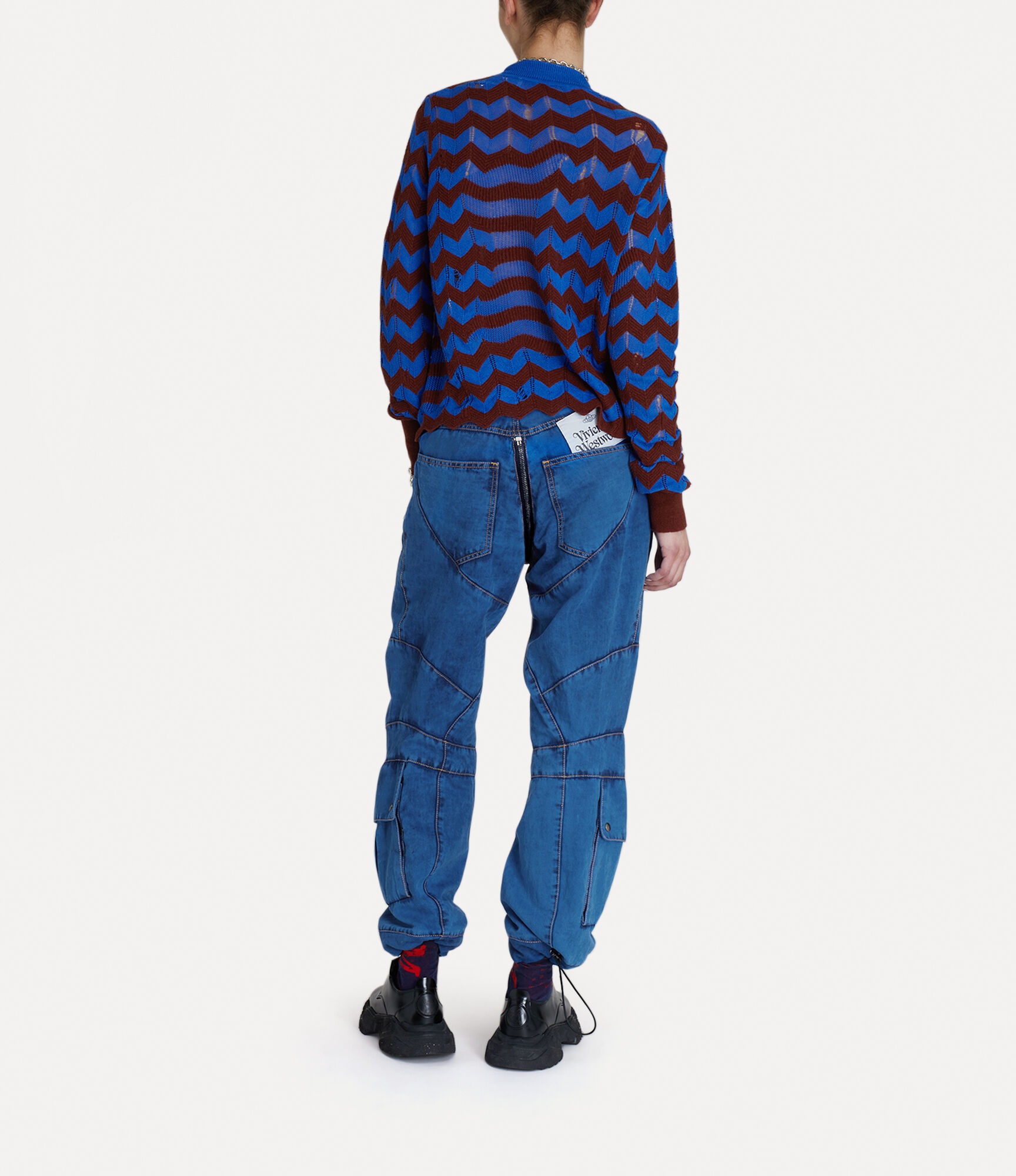 DRUNKEN CHEVRON JUMPER - 6