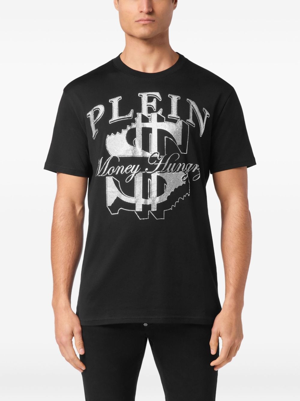 rhinestone-embellished T-shirt - 3