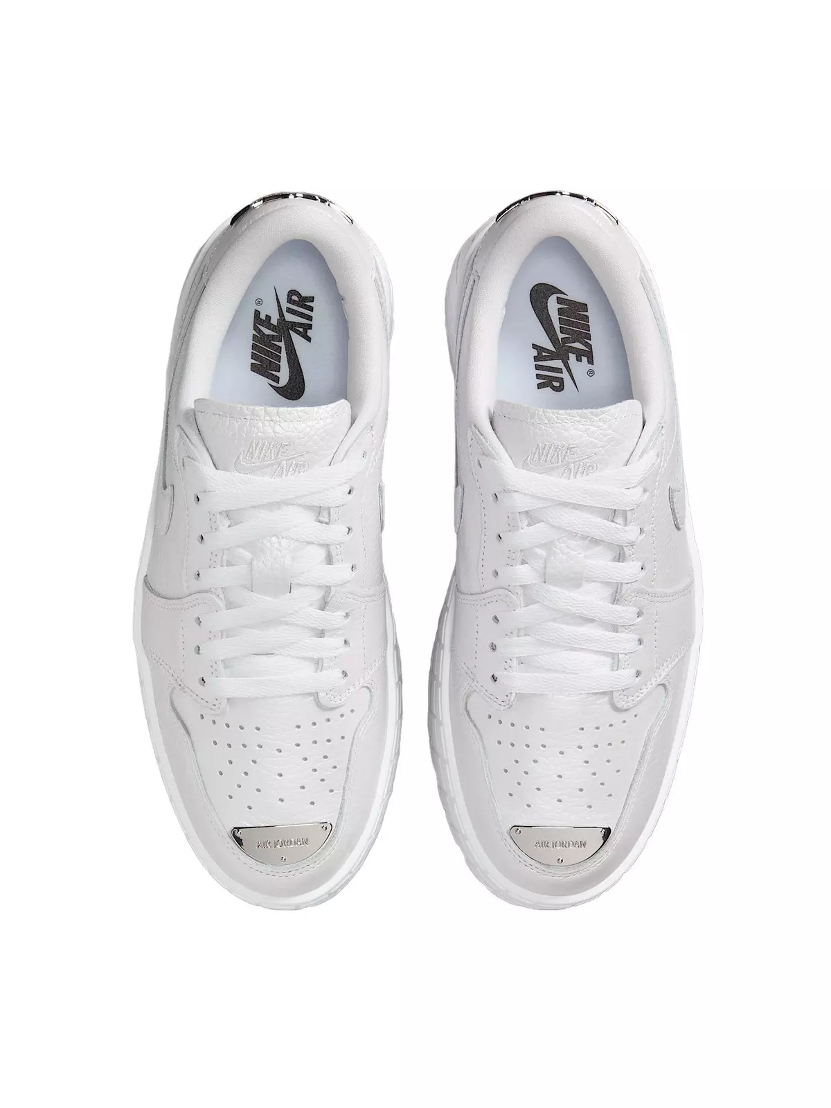 1 Brooklyn Low "White/Metallic Silver" Women's Shoe - 4