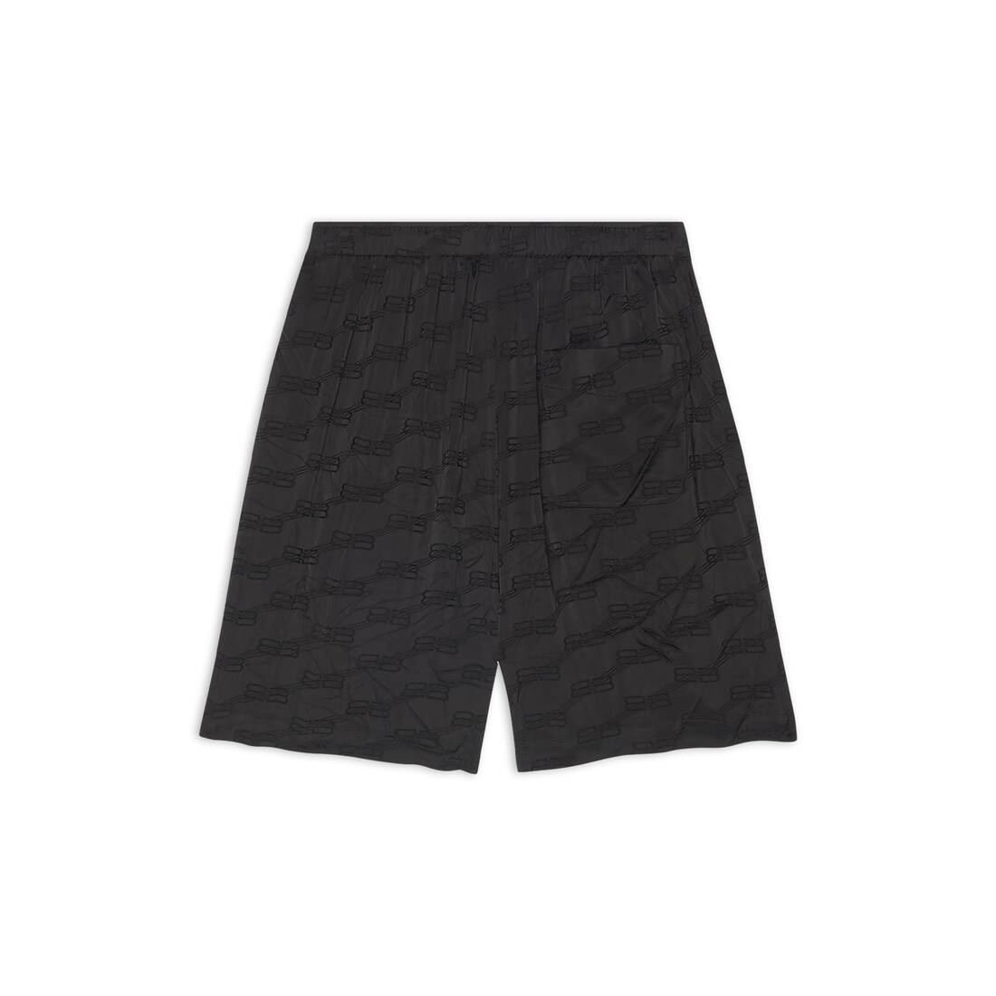 Men's Bb Monogram Pyjama Shorts  in Black - 5