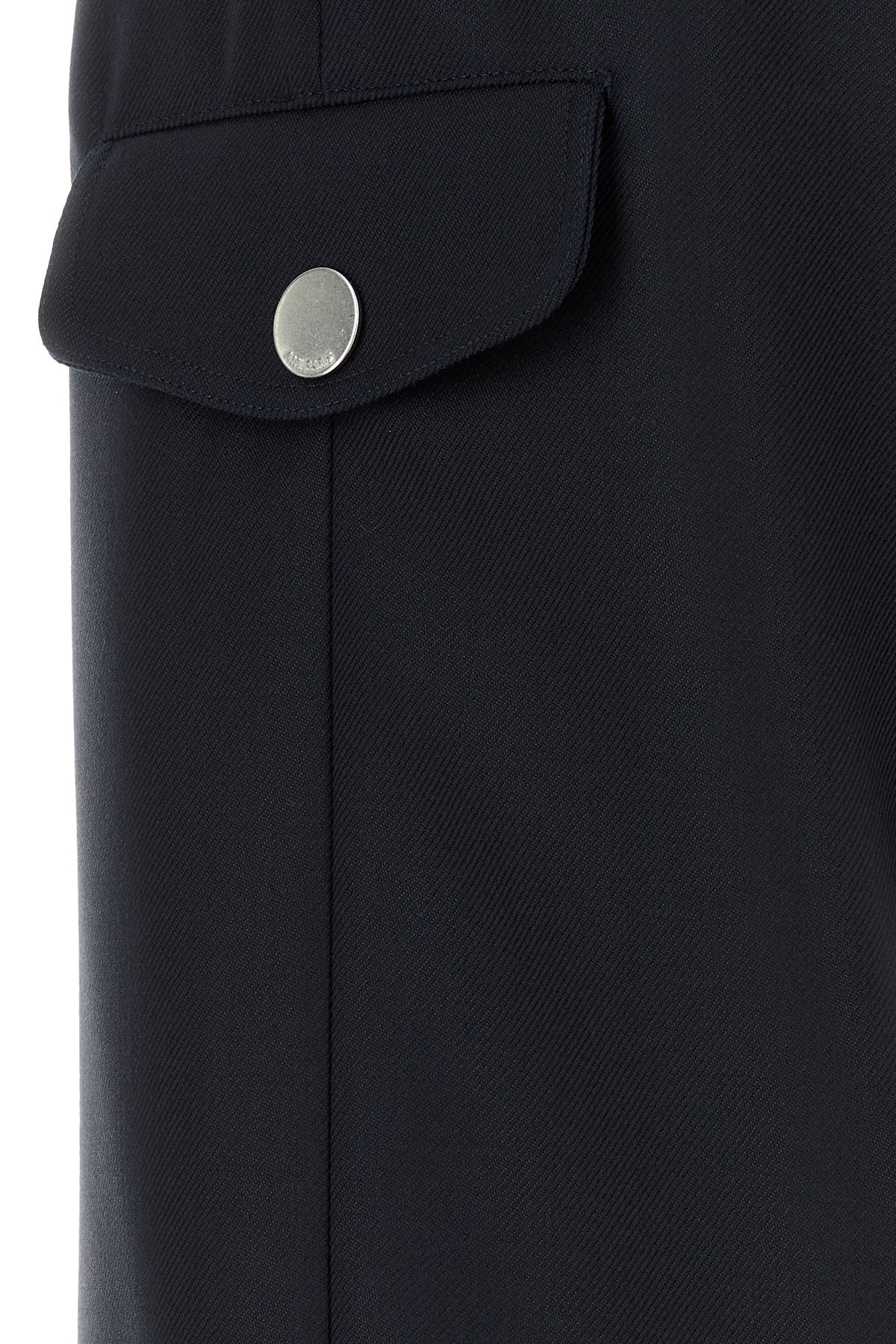 Midnight blue wool bermuda shorts - 3