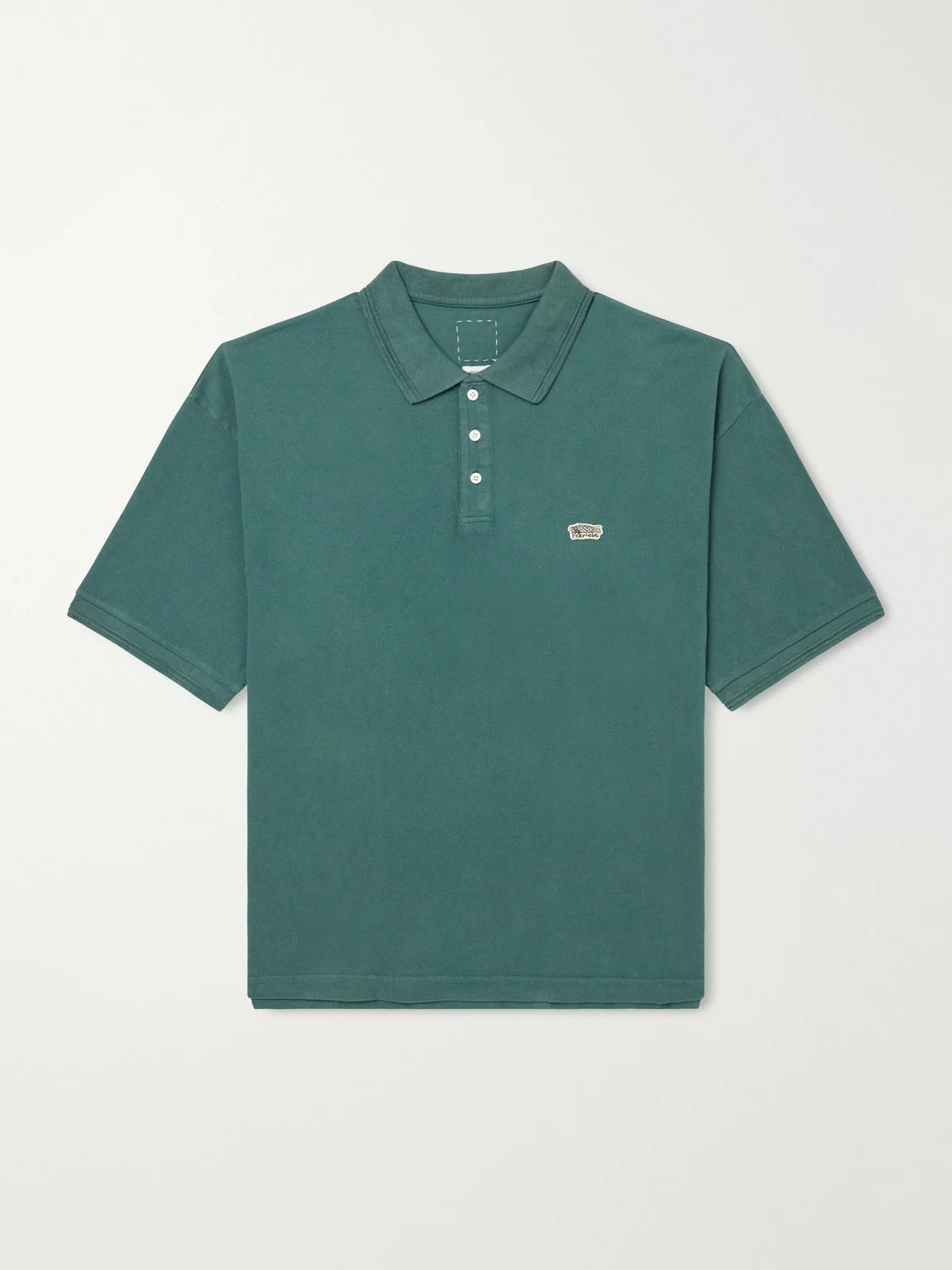 Mondo Weller Logo-Appliquéd Cotton-Piqué Polo Shirt - 1