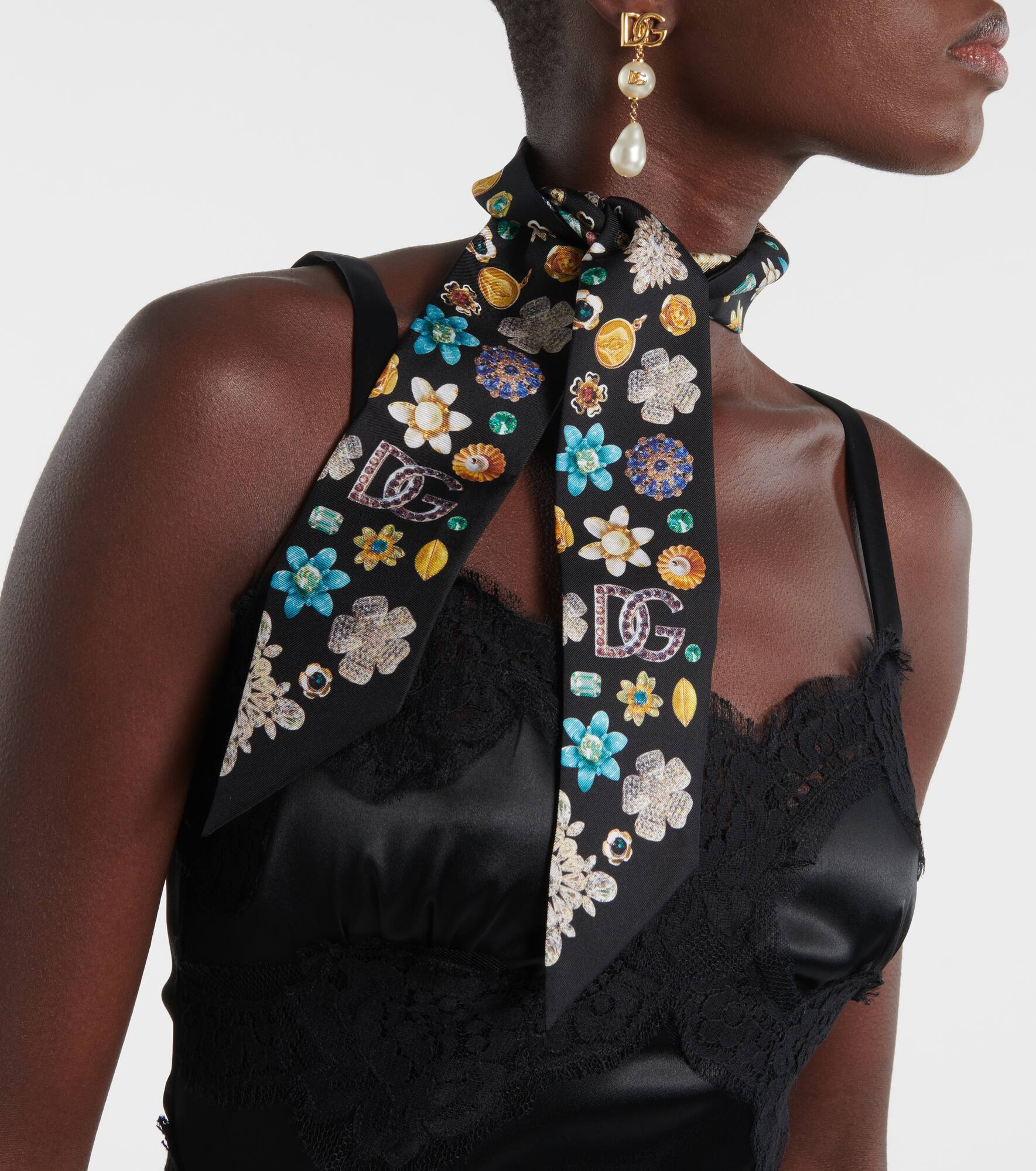 Silk twill scarf - 2