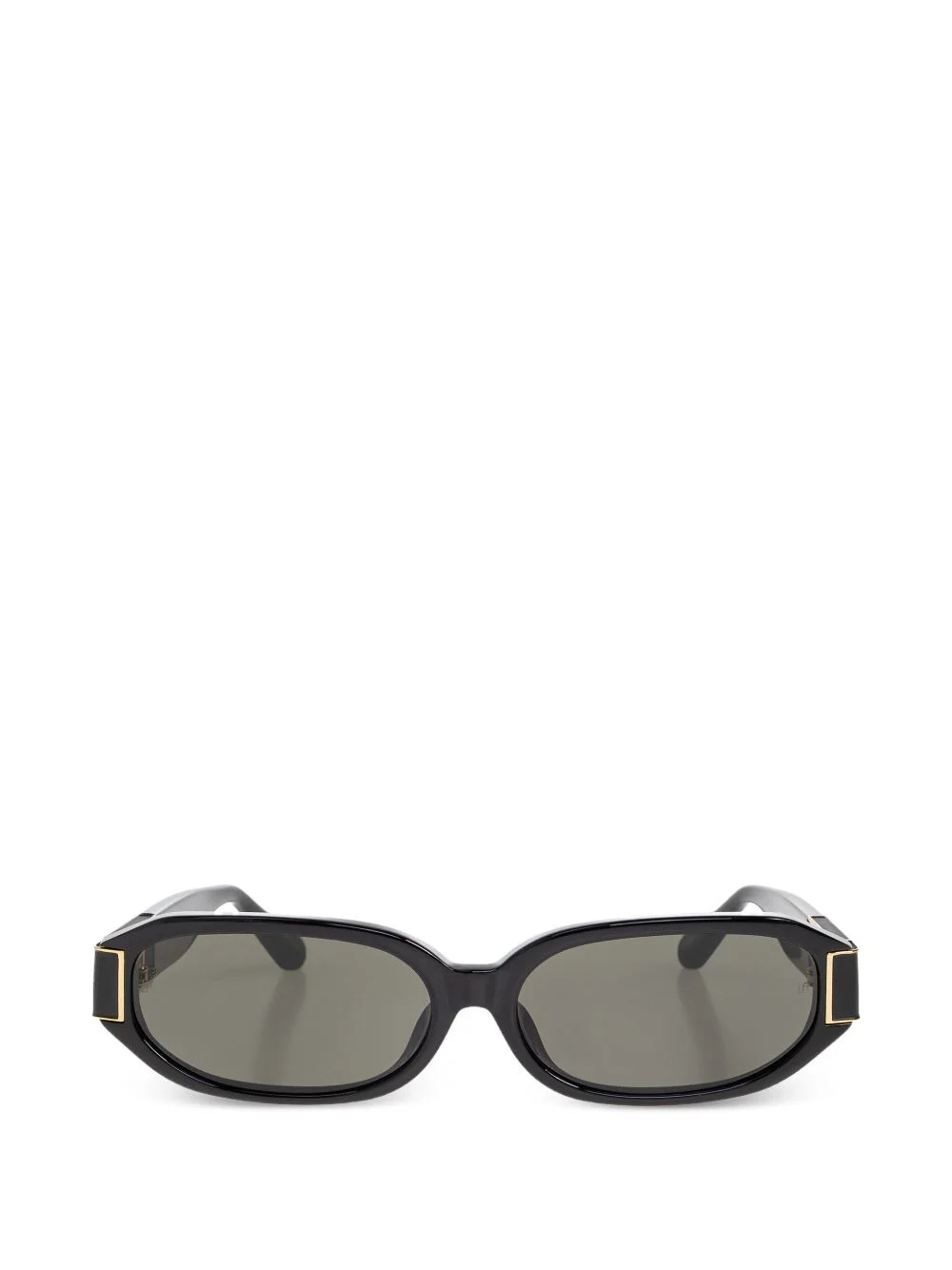 oval-frame sunglasses - 1