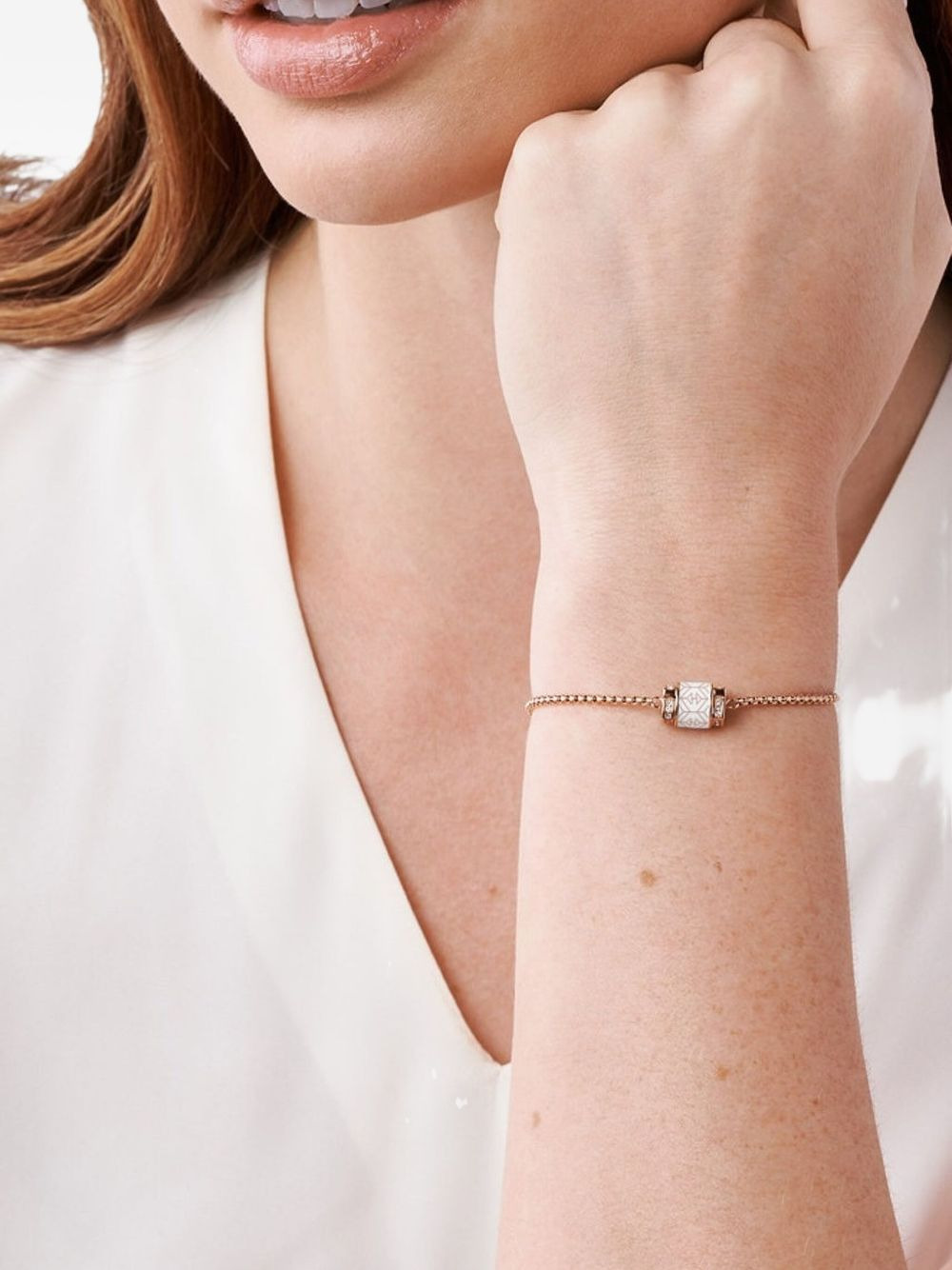 chain ceramic bracelet - 1