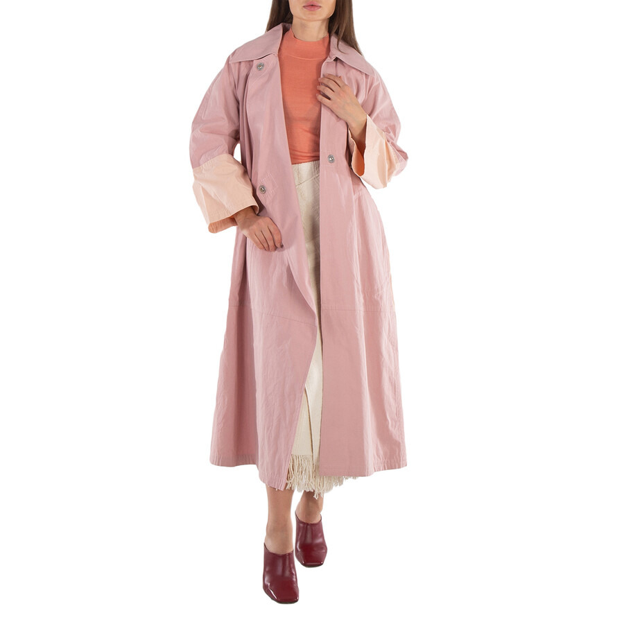Jil Sander Crop Sleeved Mid-Length Trench Coat, Brand Size 36 (US Size 2) - 5