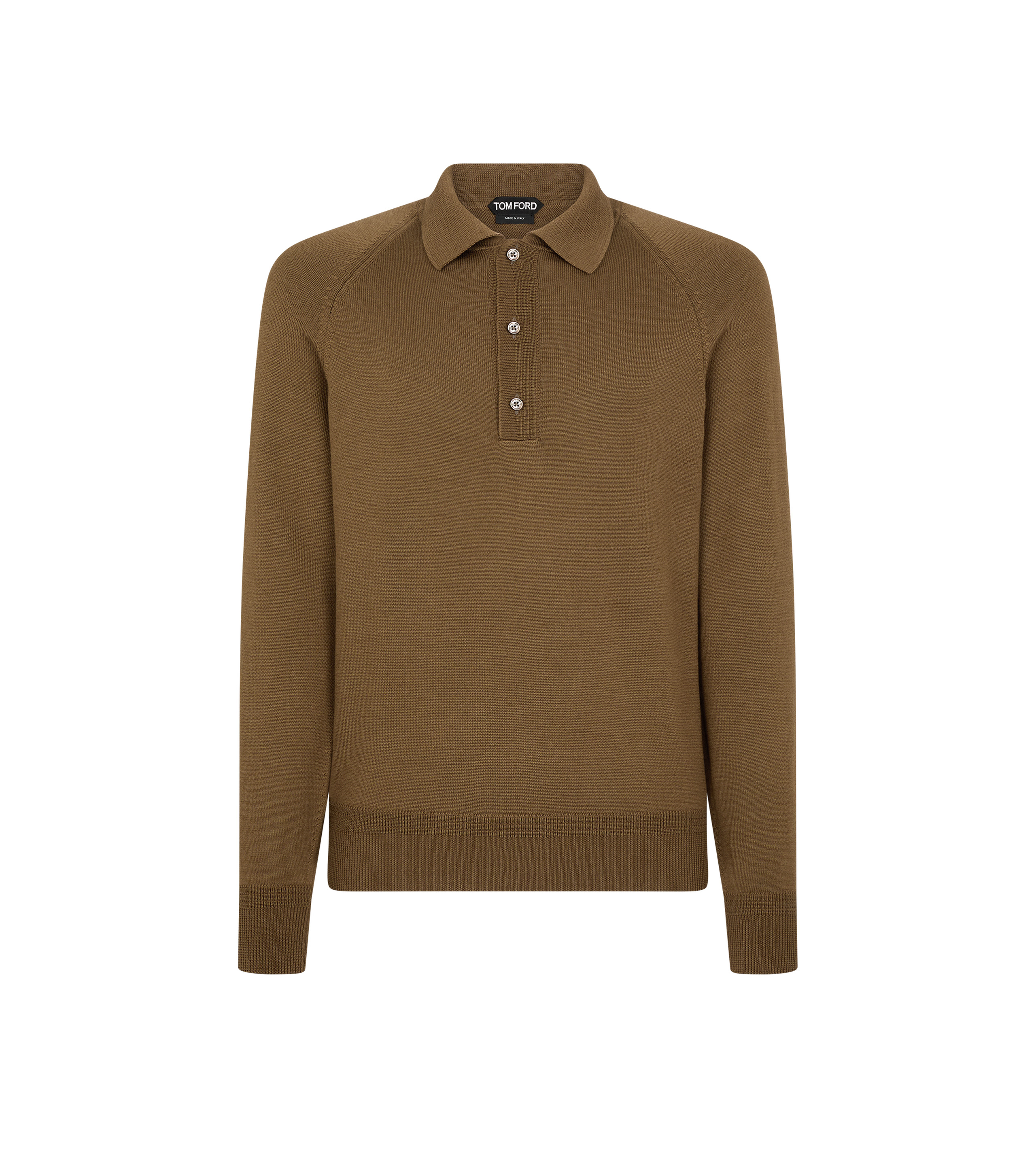 WOOL SILK POLO - 1