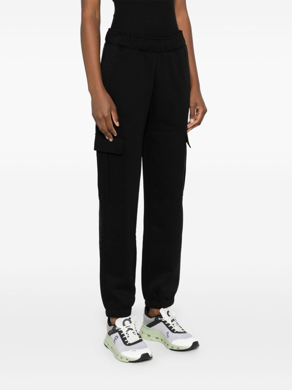 jersey-texture track pants - 3