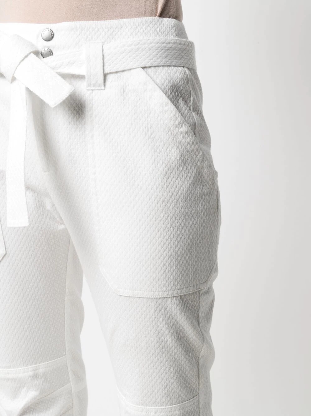 Abby cotton-blend trousers - 5