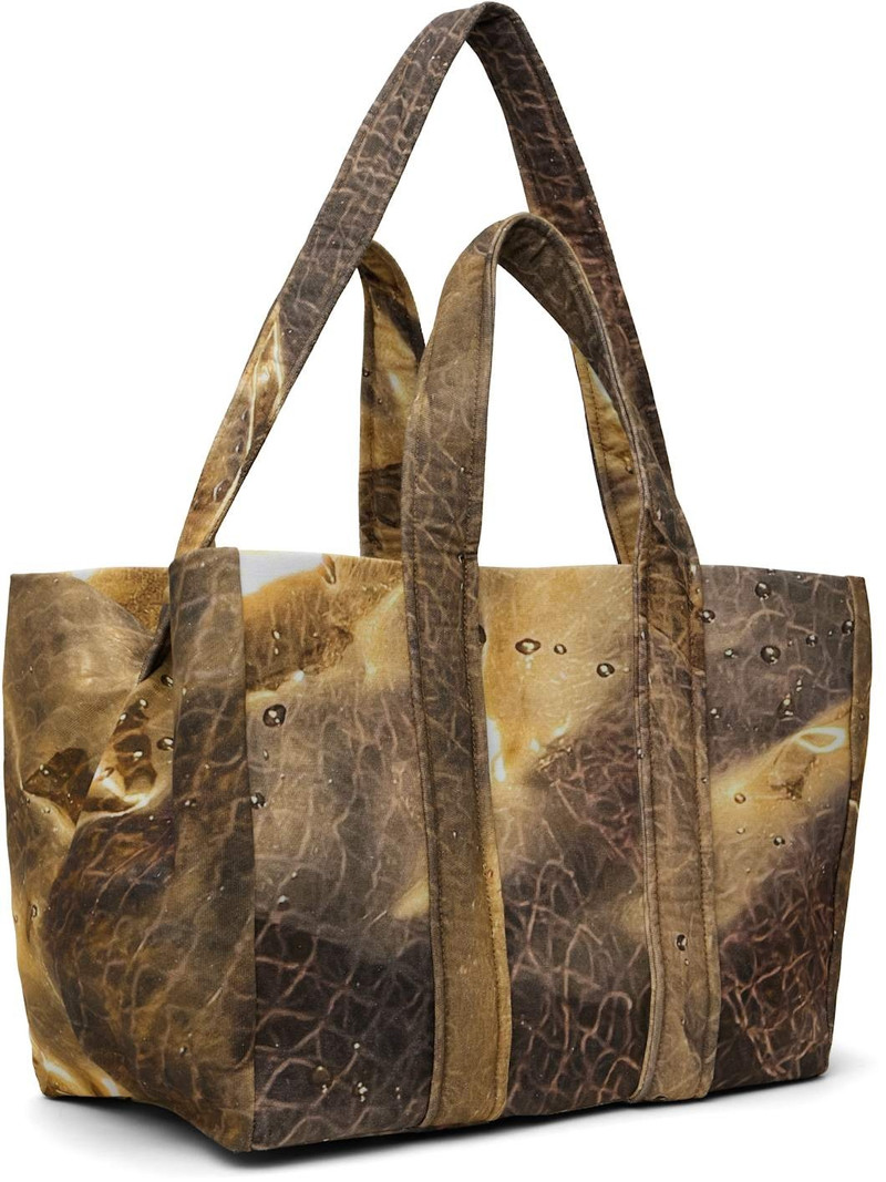 SERAPIS Brown Golden Hour Denim Tote outlook