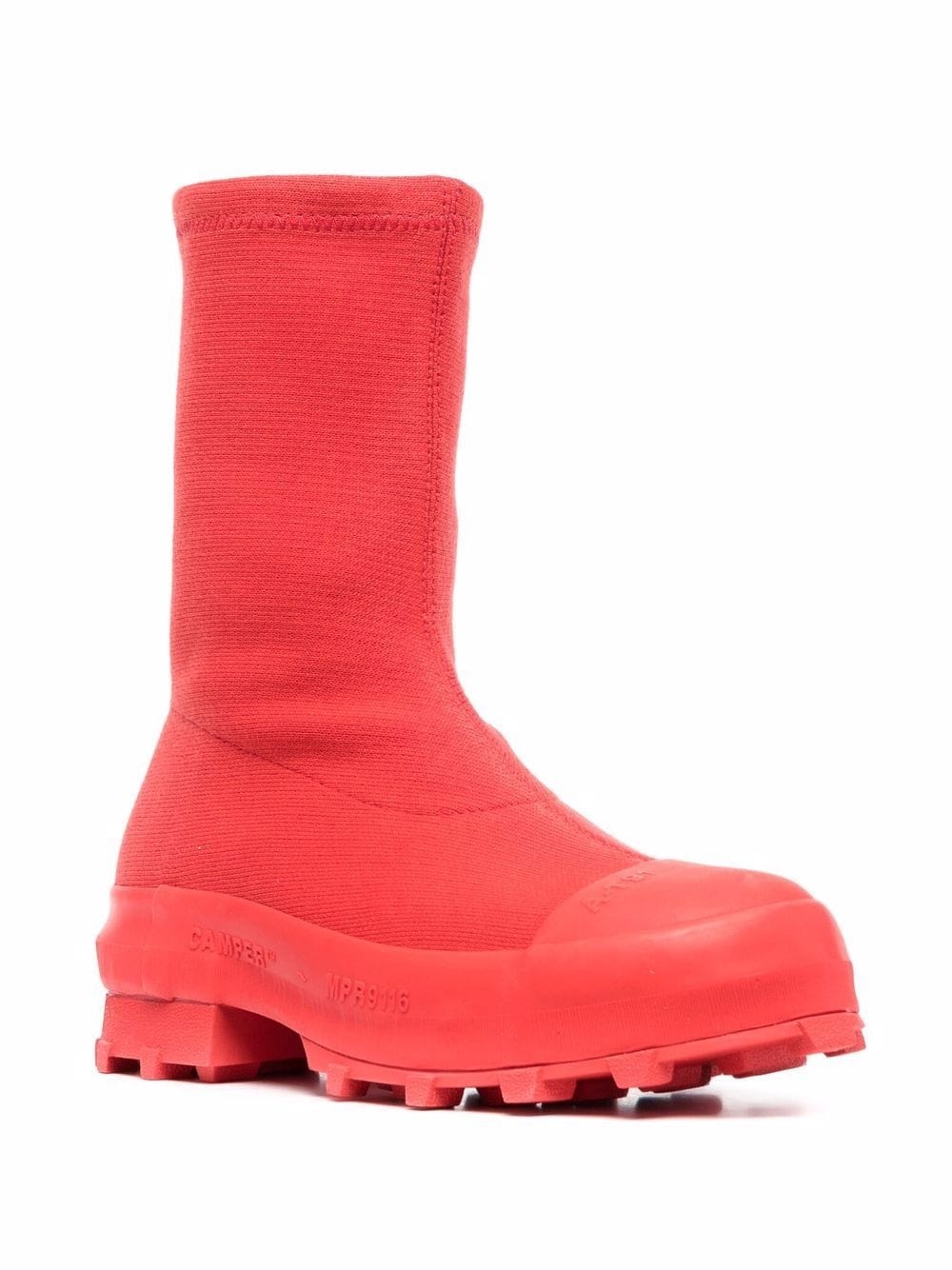 Traktori stretch-knit high-ankle boots - 2