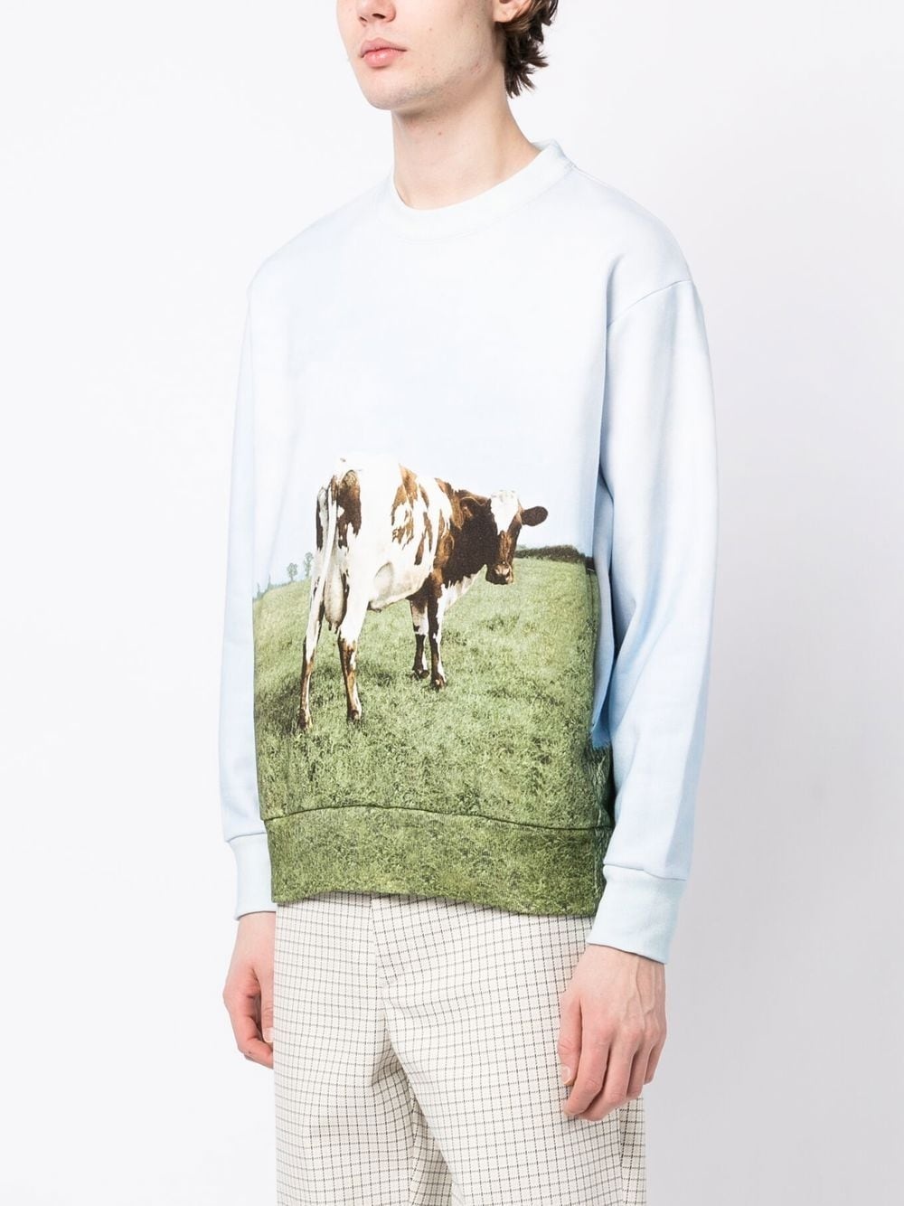 photograph-print cotton sweatshirt - 3