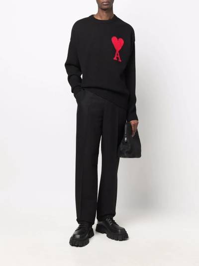 AMI Paris Ami de Coeur wool jumper outlook