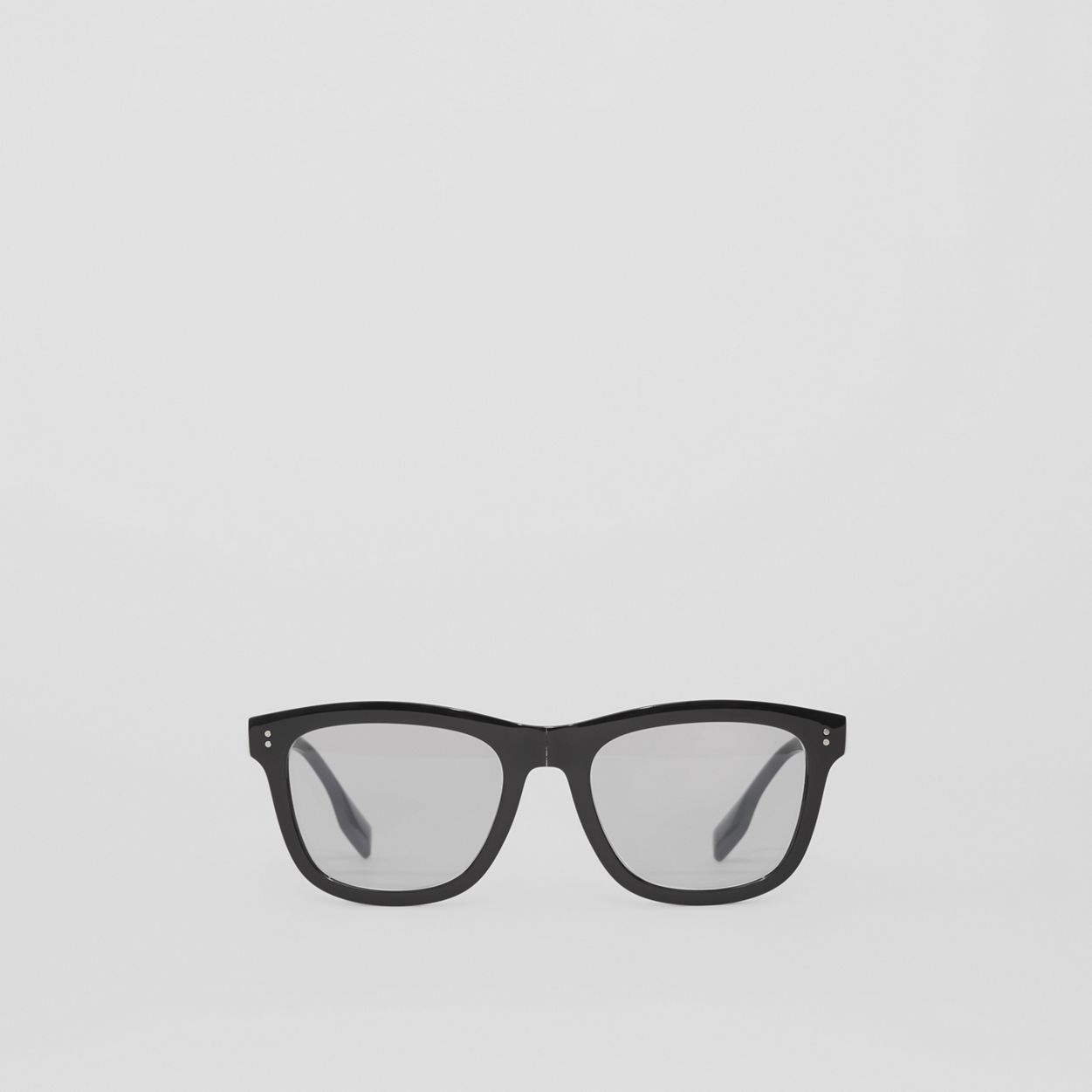 Logo Detail Square Frame Foldable Blue Light Glasses - 1