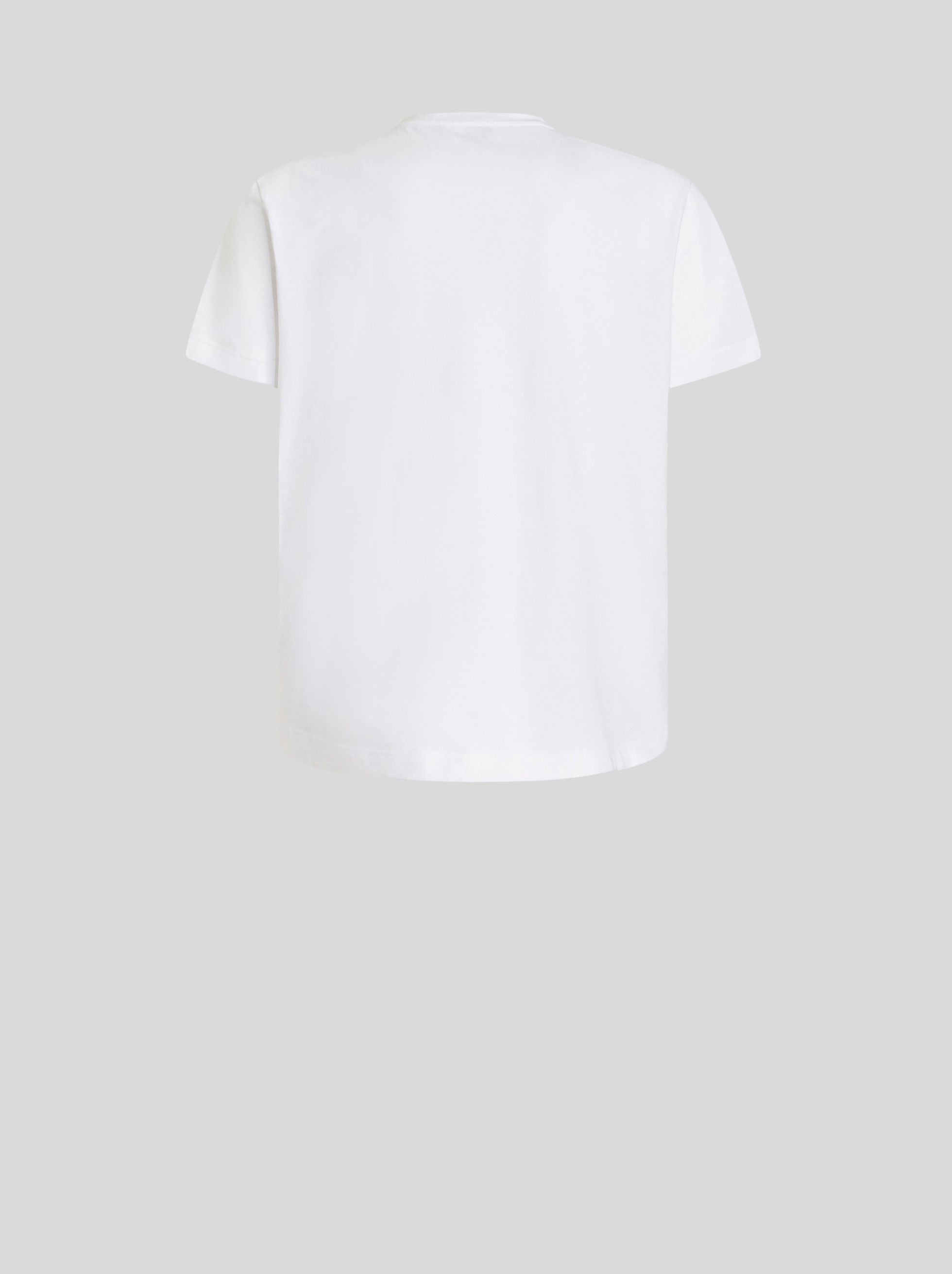 T-SHIRT WITH FLORAL EMBROIDERY - 5