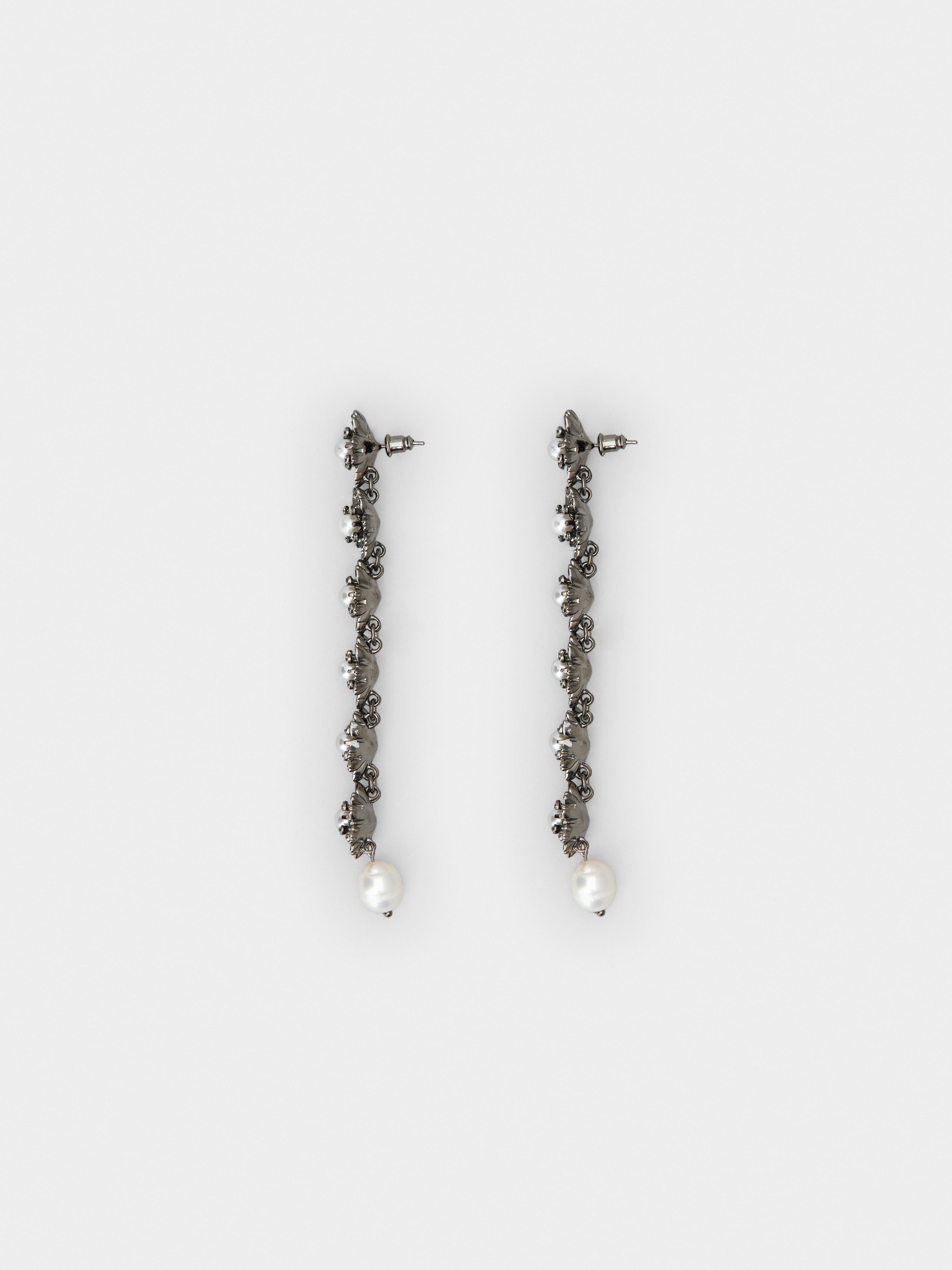 Bouquet Pearl Multiflowers Earrings - 3