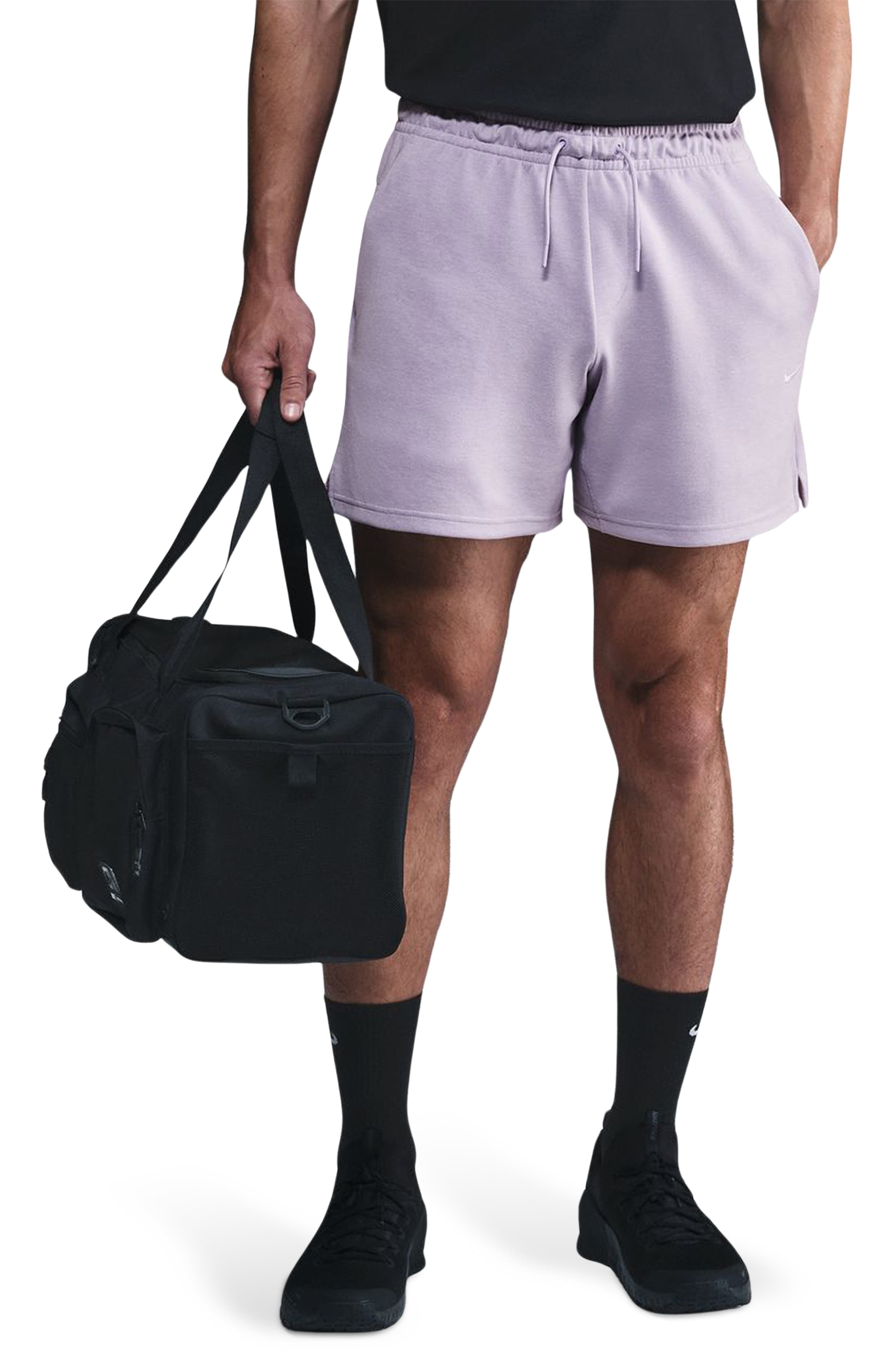 Nike Primary Dri-FIT Unlined Shorts in Hydrangeas/Heather at Nordstrom - 1