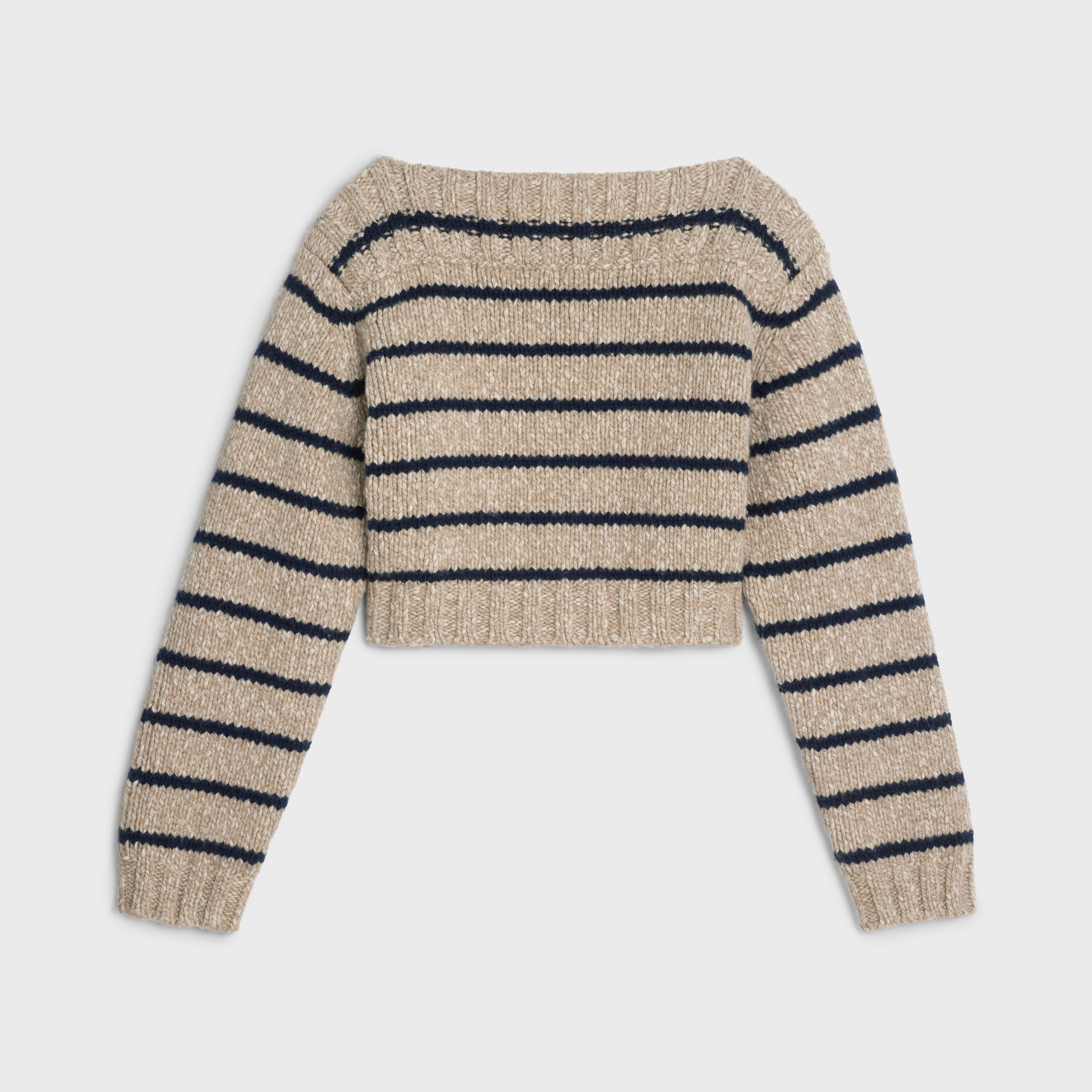 Marinière Boat neck sweater in wool - 1