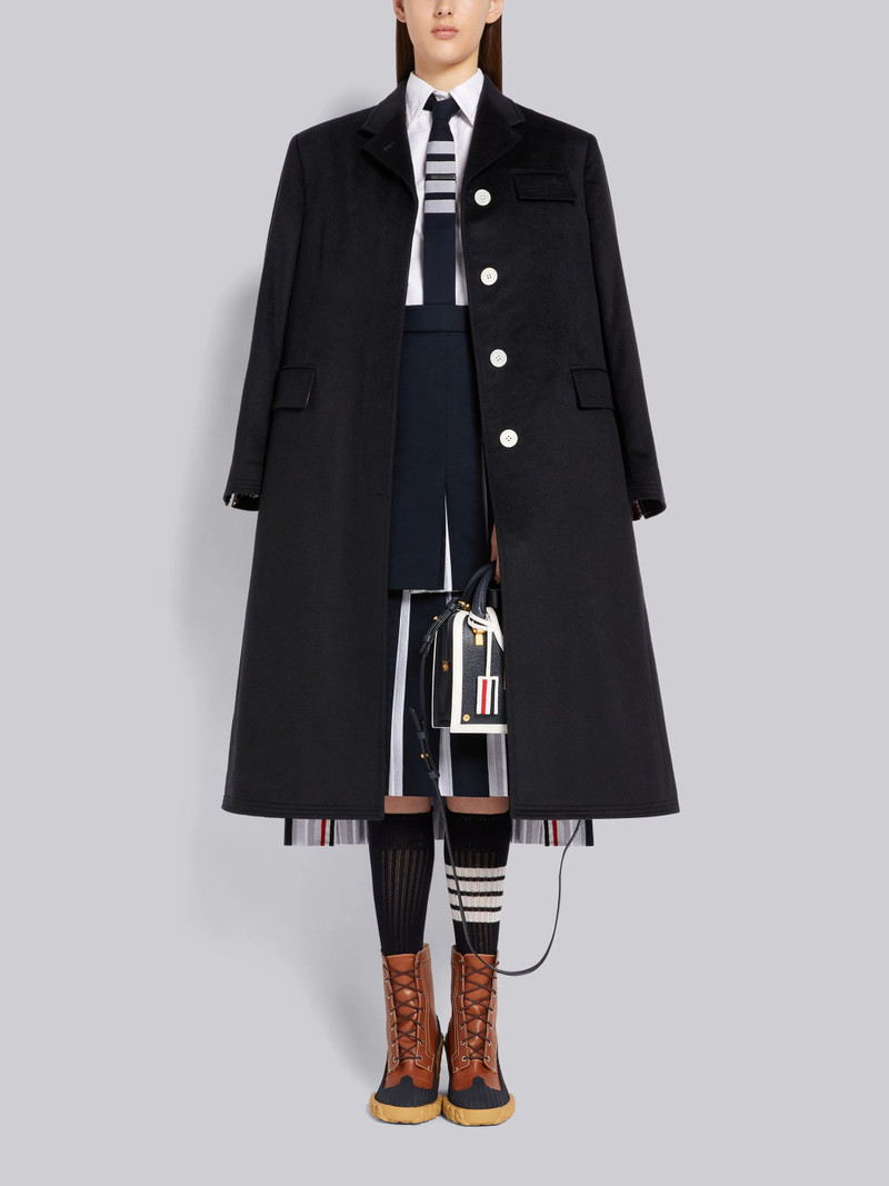 흰색 옥스포드 트리플 바느질 포인트 칼라 무릎 길이 Shirtdress 4
