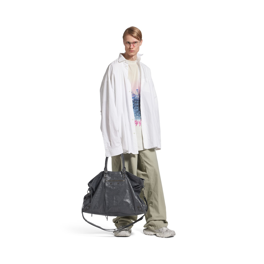 Men's Le City Travel Bag  in Volcanic Rock - 6