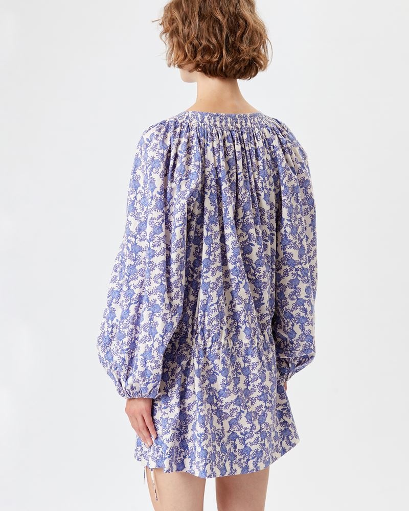 PARSLEY PRINTED COTTON DRESS - 5