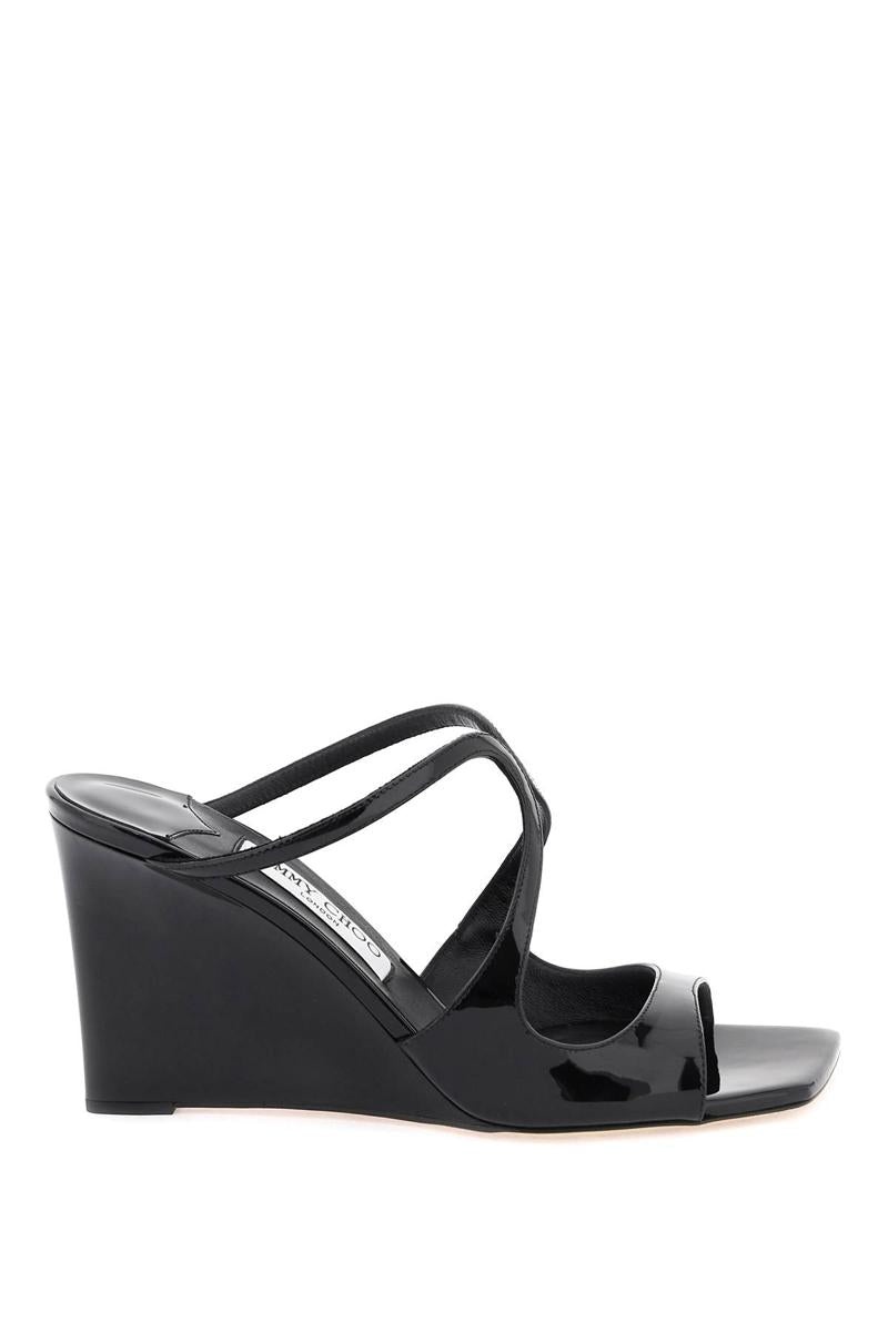 JIMMY CHOO 'ANISE WEDGE 85' MULES - 1