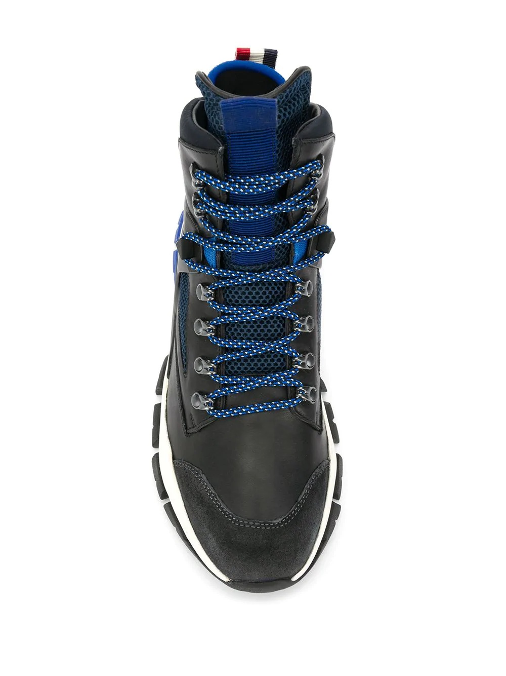 panelled high-top sneakers - 4