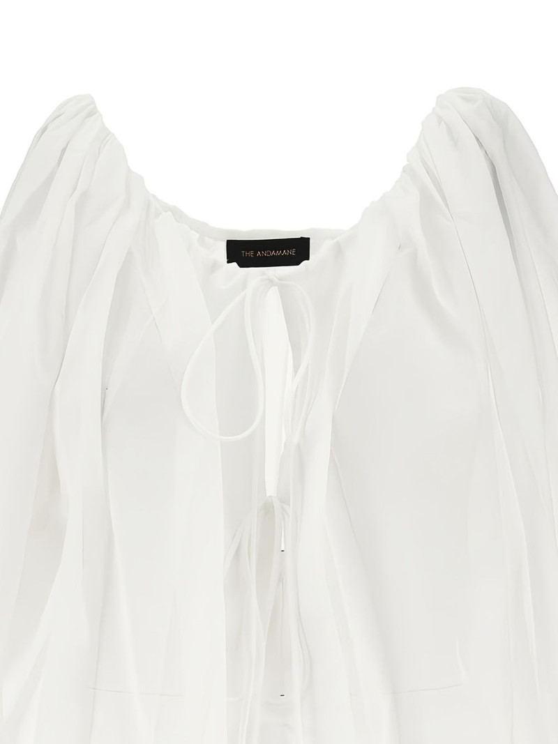 THE ANDAMANE Wilma puff-sleeve blouse outlook