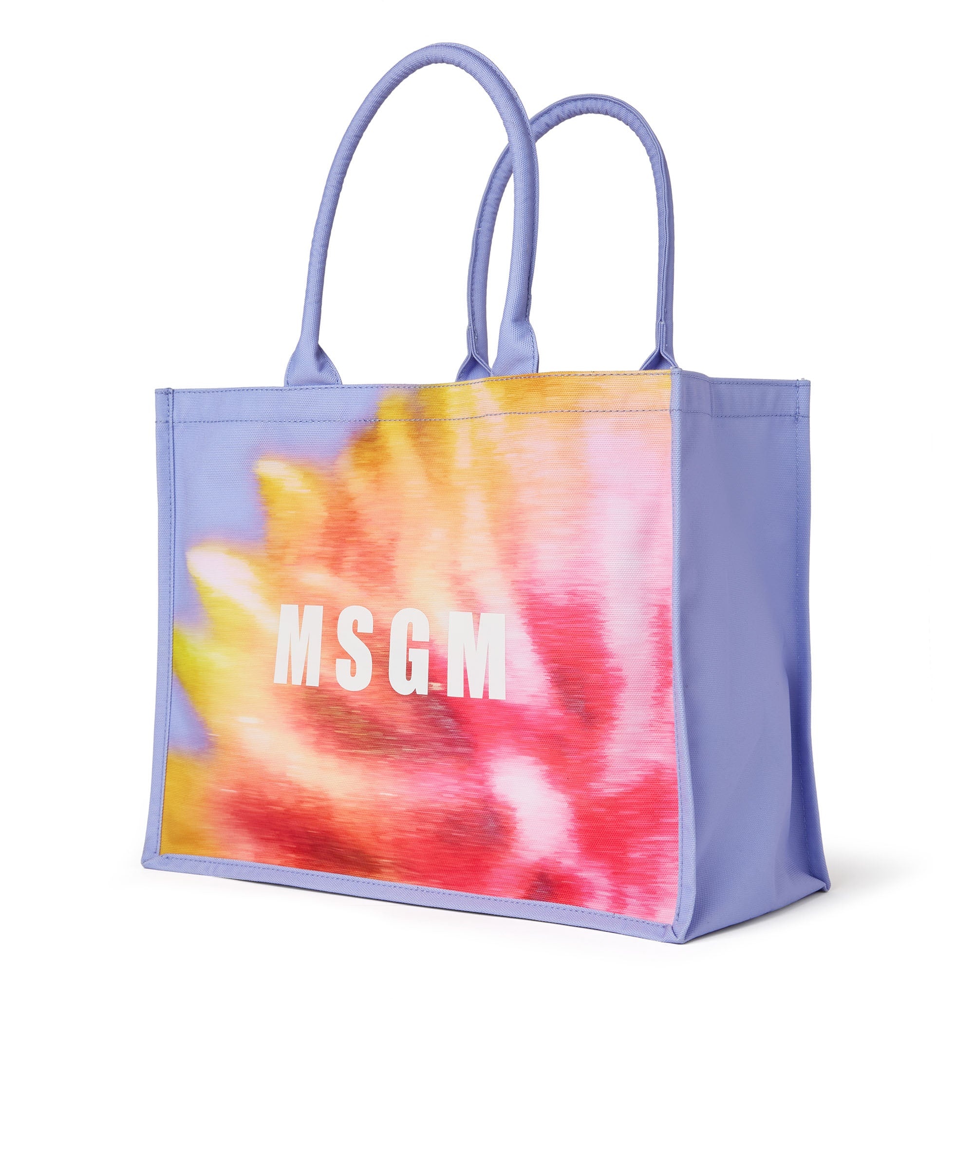 Canvas tote bag with daisy print - 3