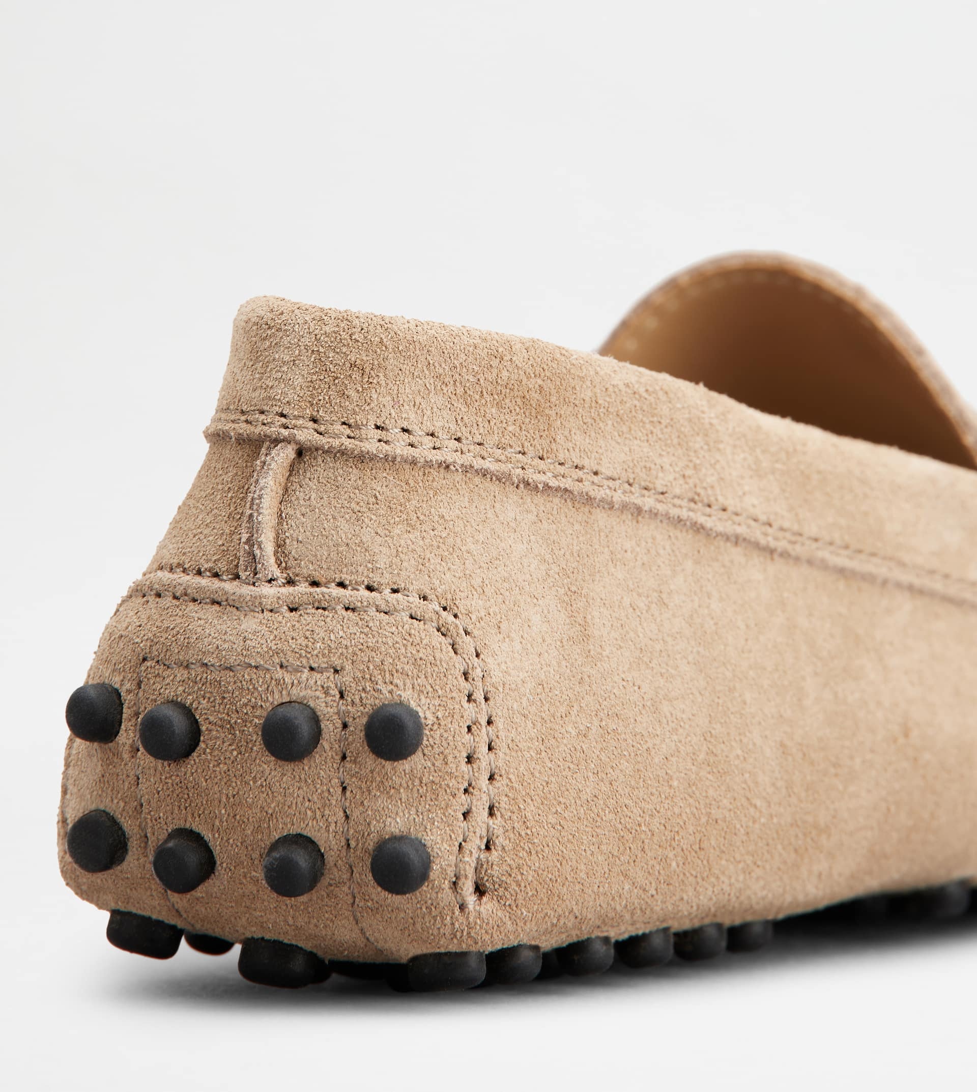 JUNIOR GOMMINO DRIVING SHOES IN SUEDE - BROWN - 5