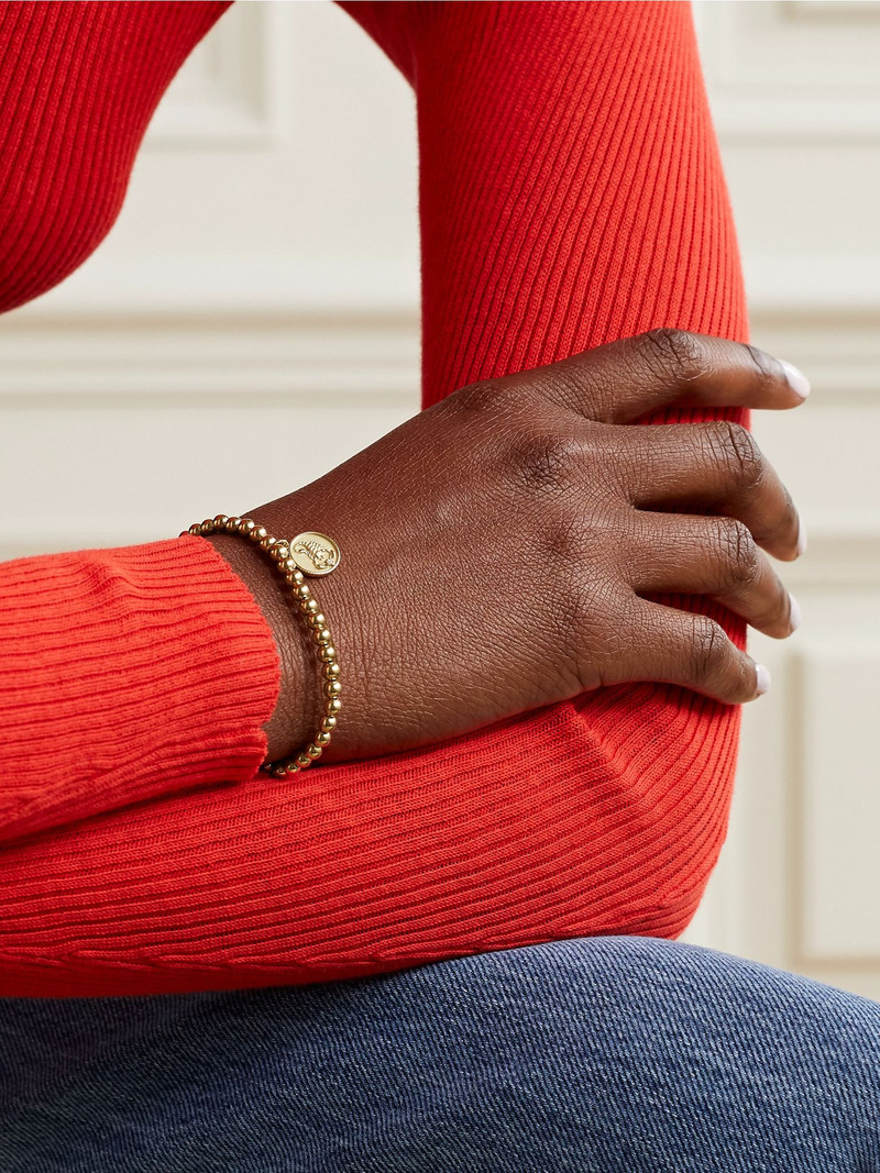 SYDNEY EVAN Scorpio 14-karat gold diamond bracelet Gold outlook