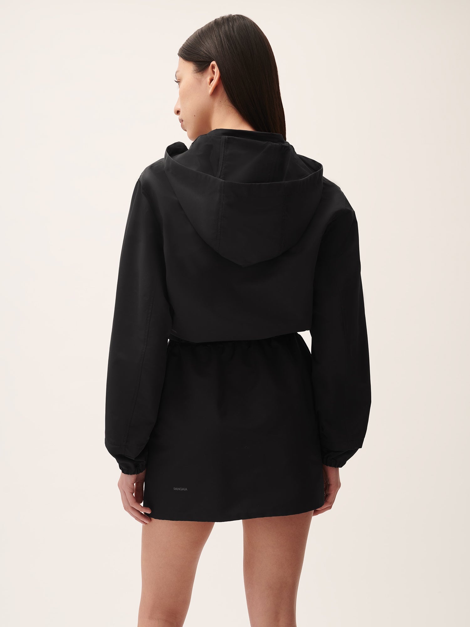 Women’s (gaia)PLNT Nylon Cropped Jacket - Black - 3