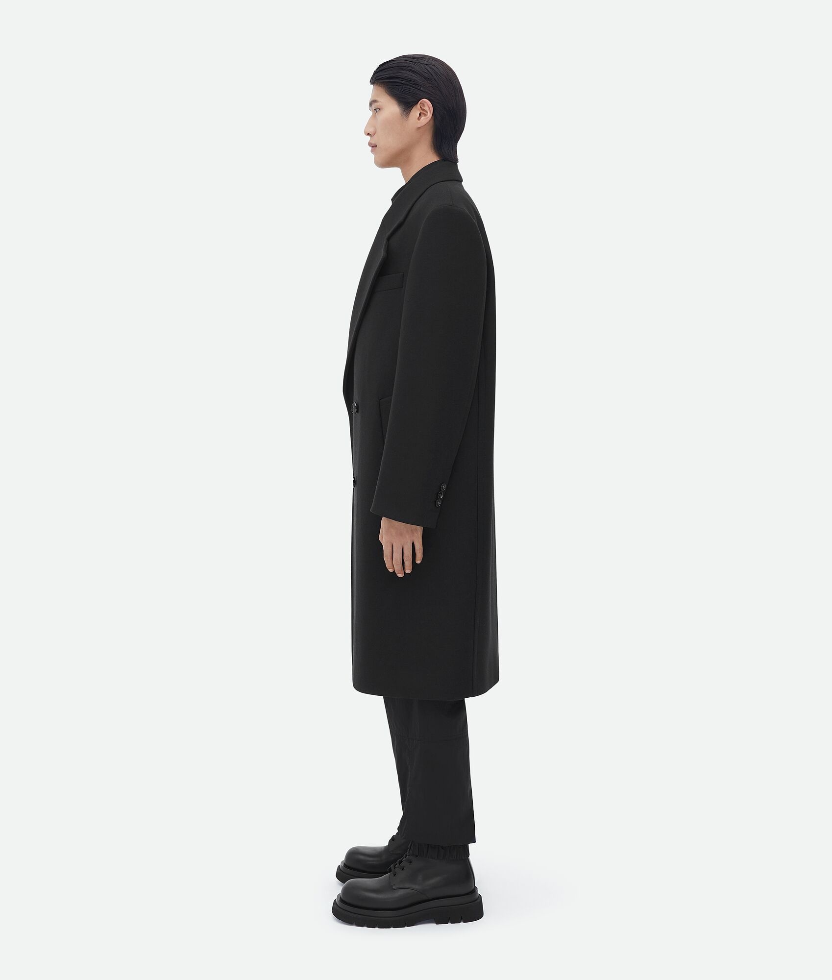 felted wool coat - 2