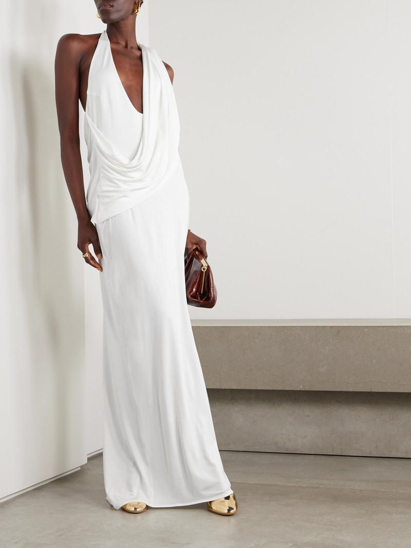 MAGDA BUTRYM Asymmetric Draped Jersey Gown outlook